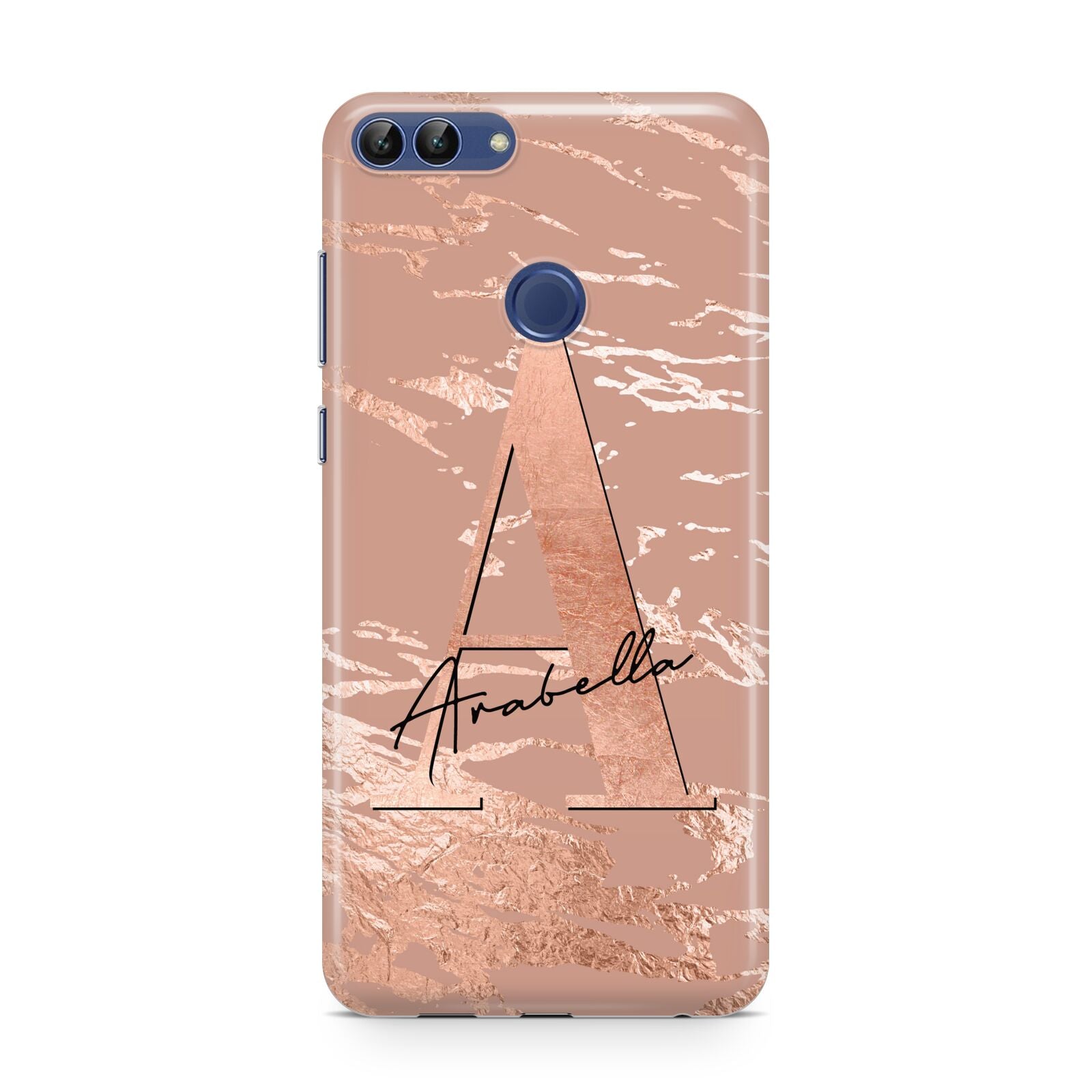 Personalised Copper Taupe Marble Huawei P Smart Case