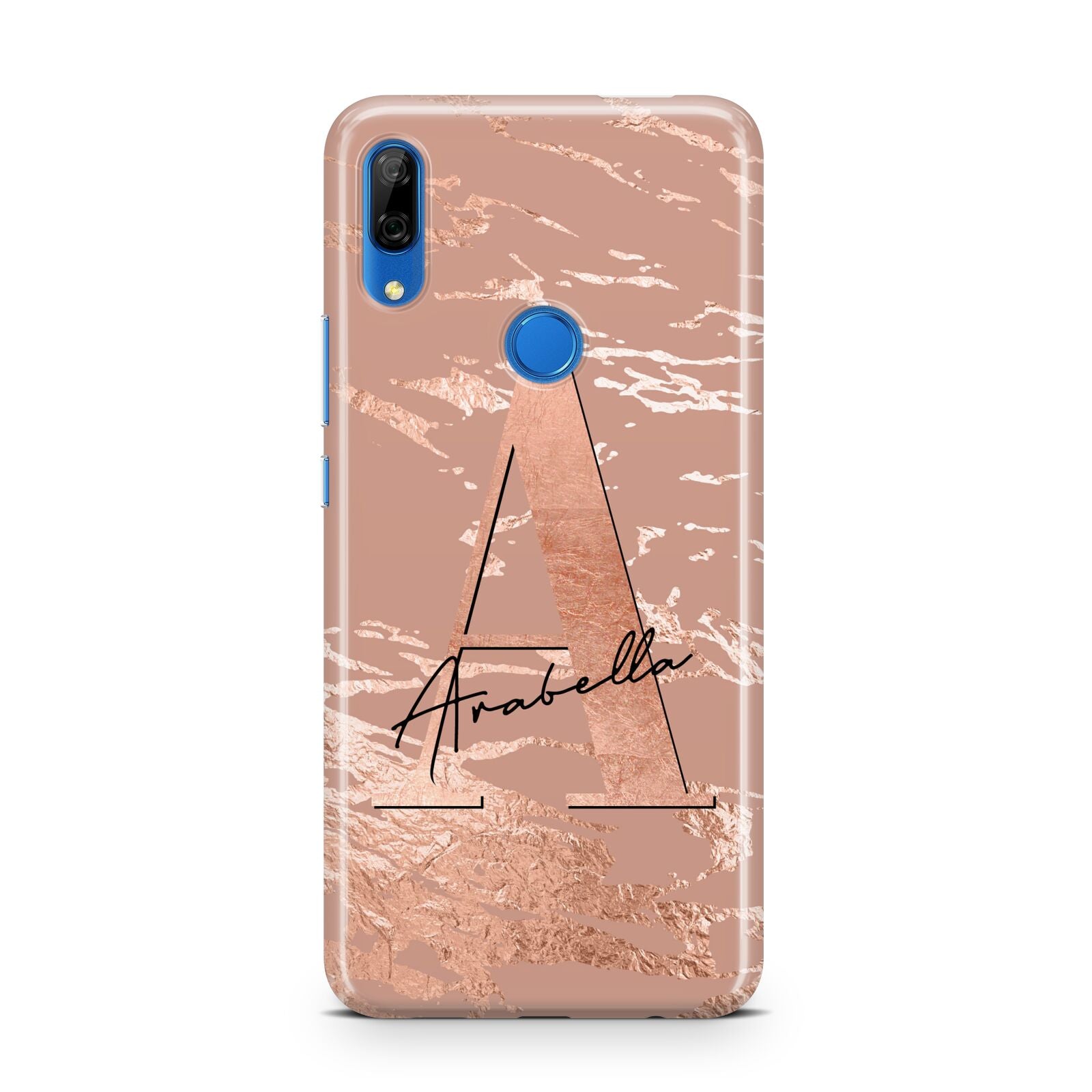 Personalised Copper Taupe Marble Huawei P Smart Z