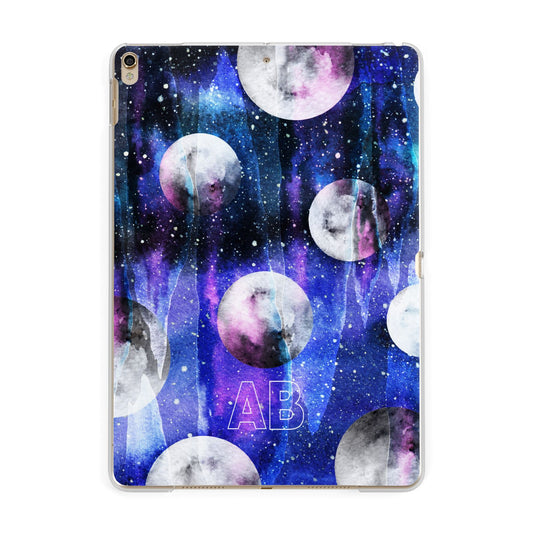 Personalised Cosmic Apple iPad Gold Case