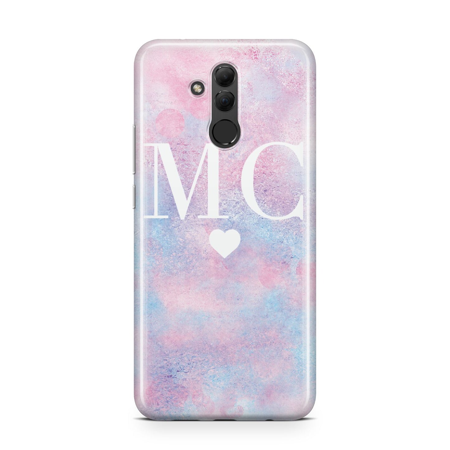 Personalised Cotton Candy Marble Initials Huawei Mate 20 Lite