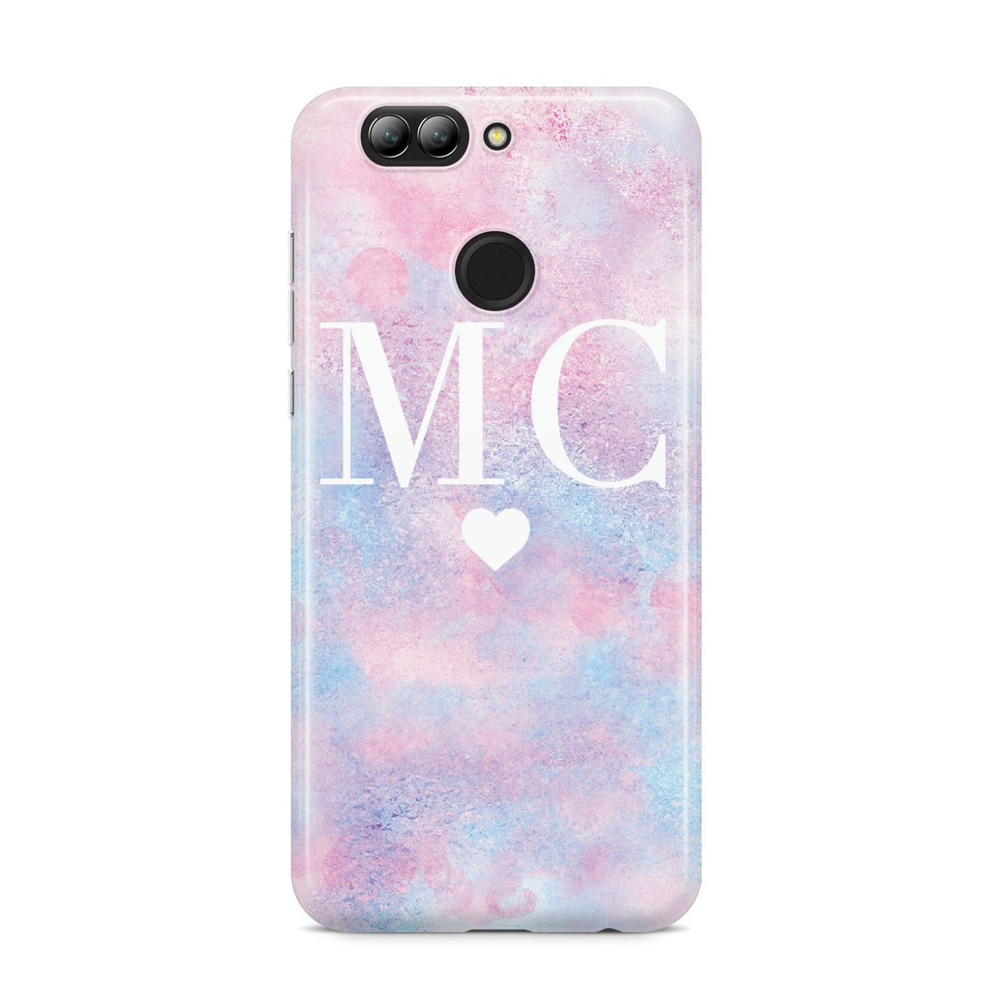 Personalised Cotton Candy Marble Initials Huawei Nova 2s Phone Case