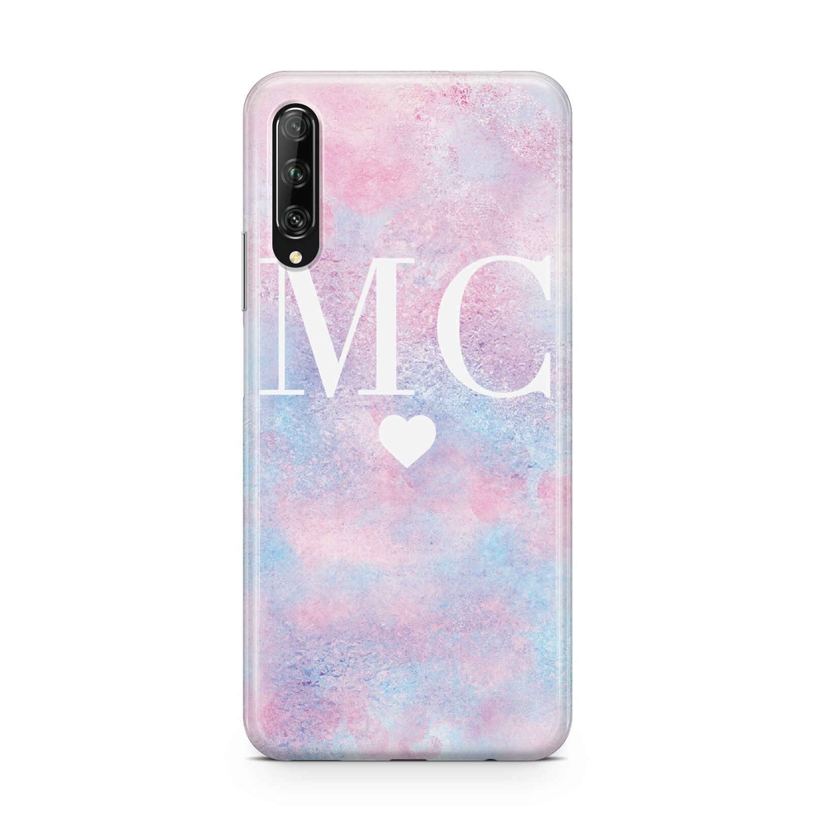 Personalised Cotton Candy Marble Initials Huawei P Smart Pro 2019