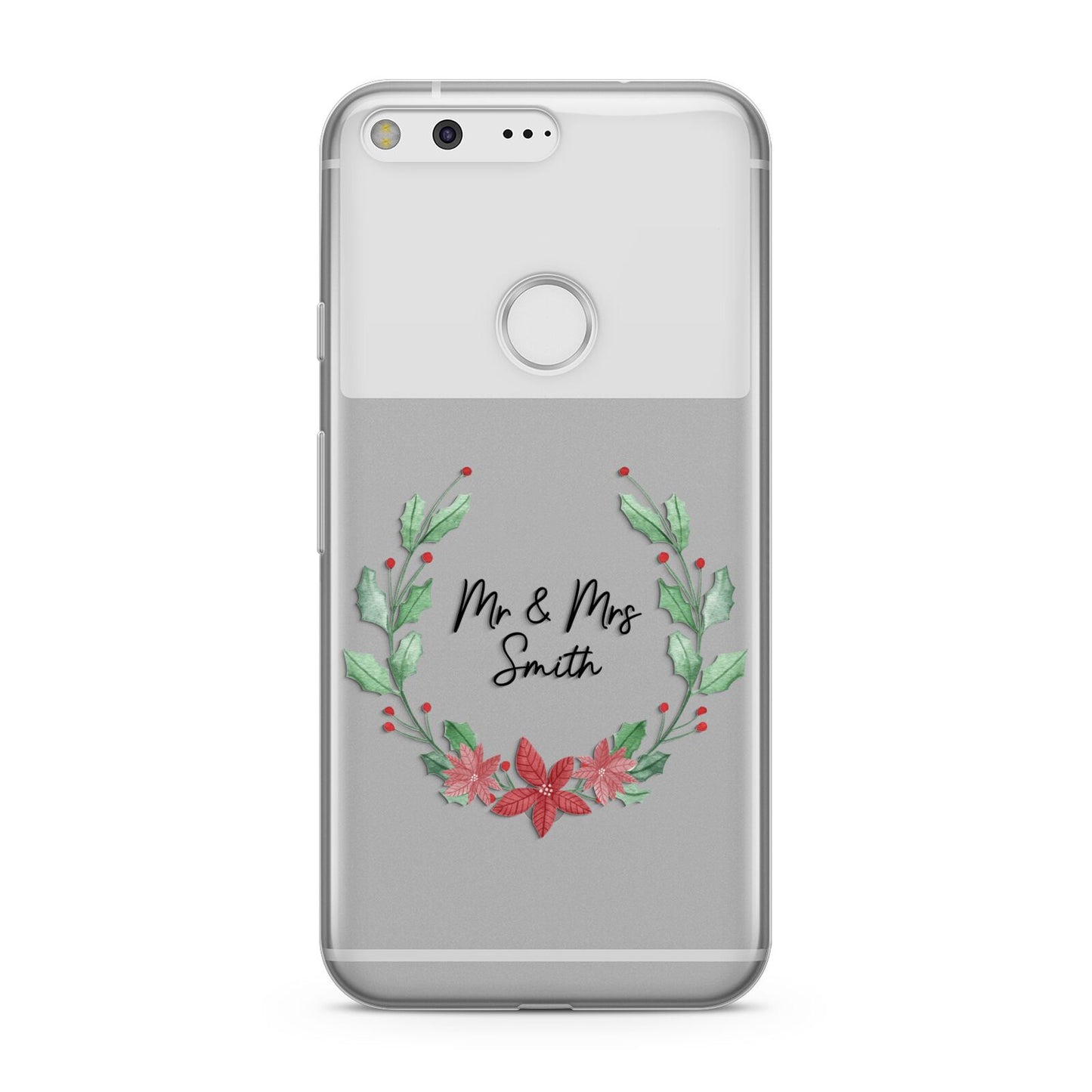 Personalised Couples Wreath Google Pixel Case