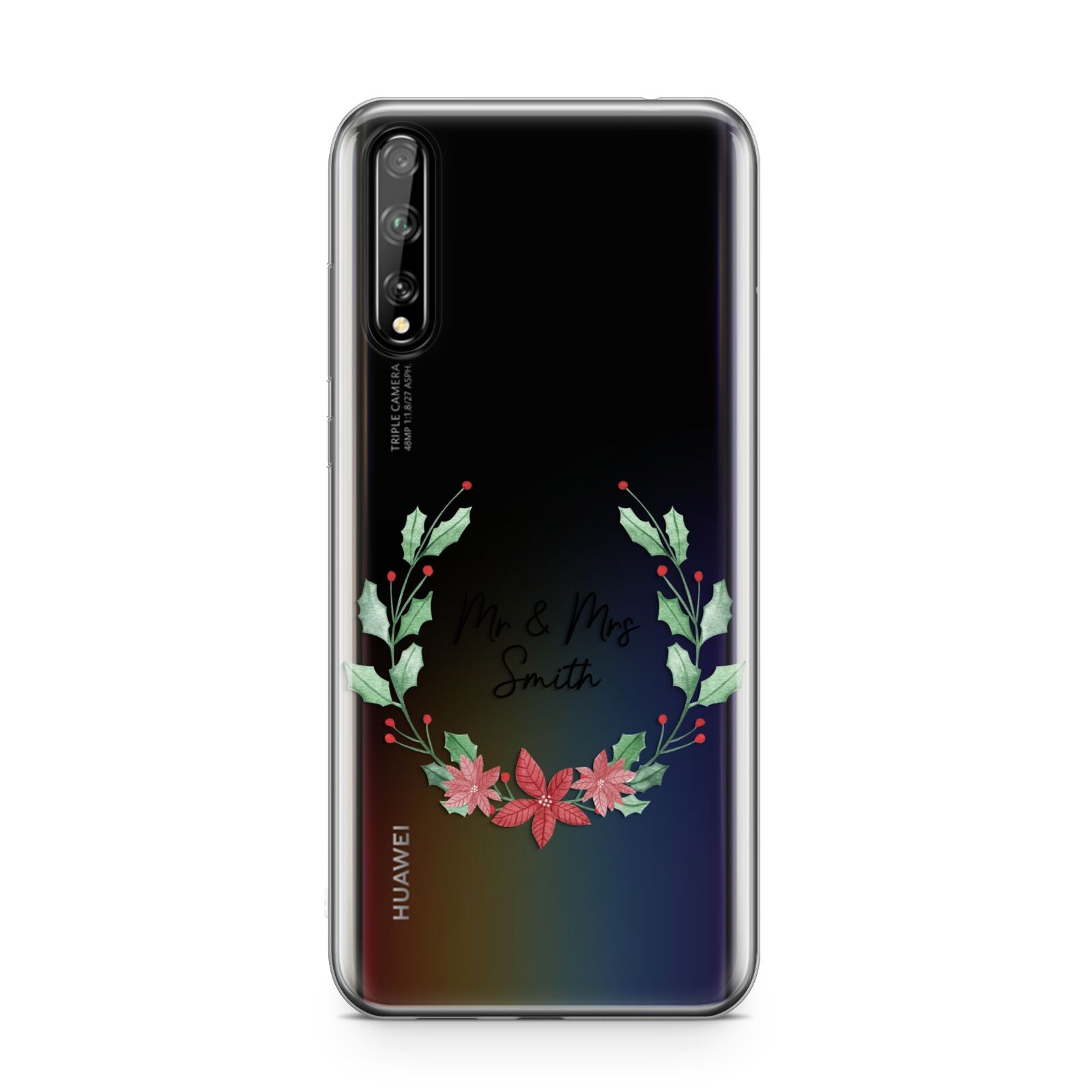 Personalised Couples Wreath Huawei Enjoy 10s Phone Case