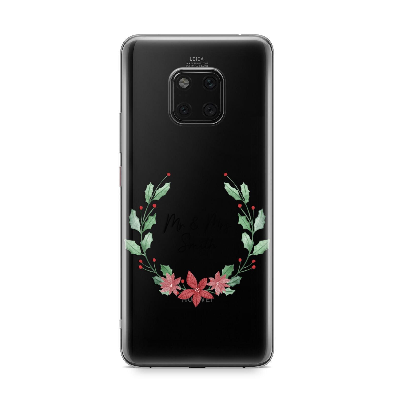 Personalised Couples Wreath Huawei Mate 20 Pro Phone Case