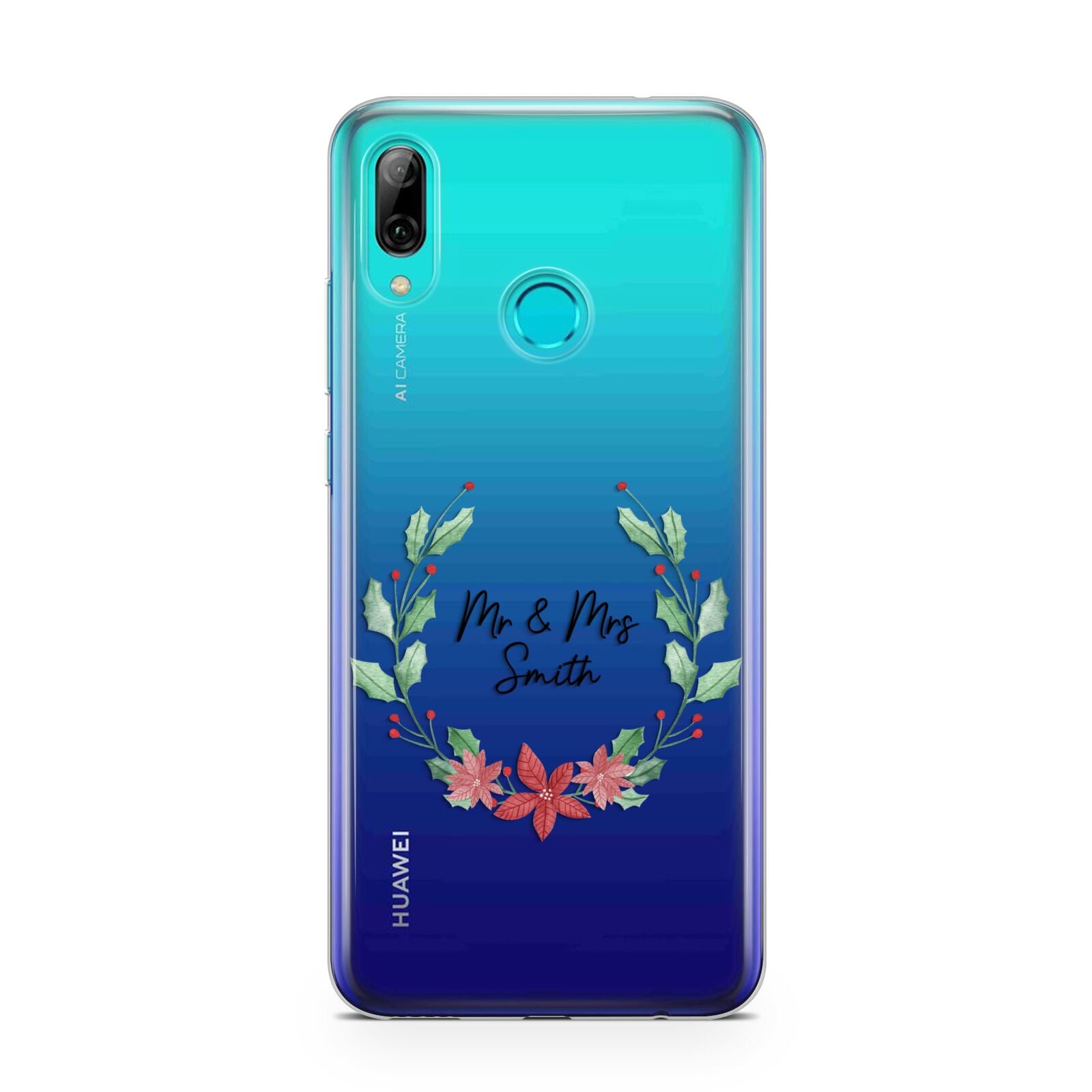 Personalised Couples Wreath Huawei P Smart 2019 Case