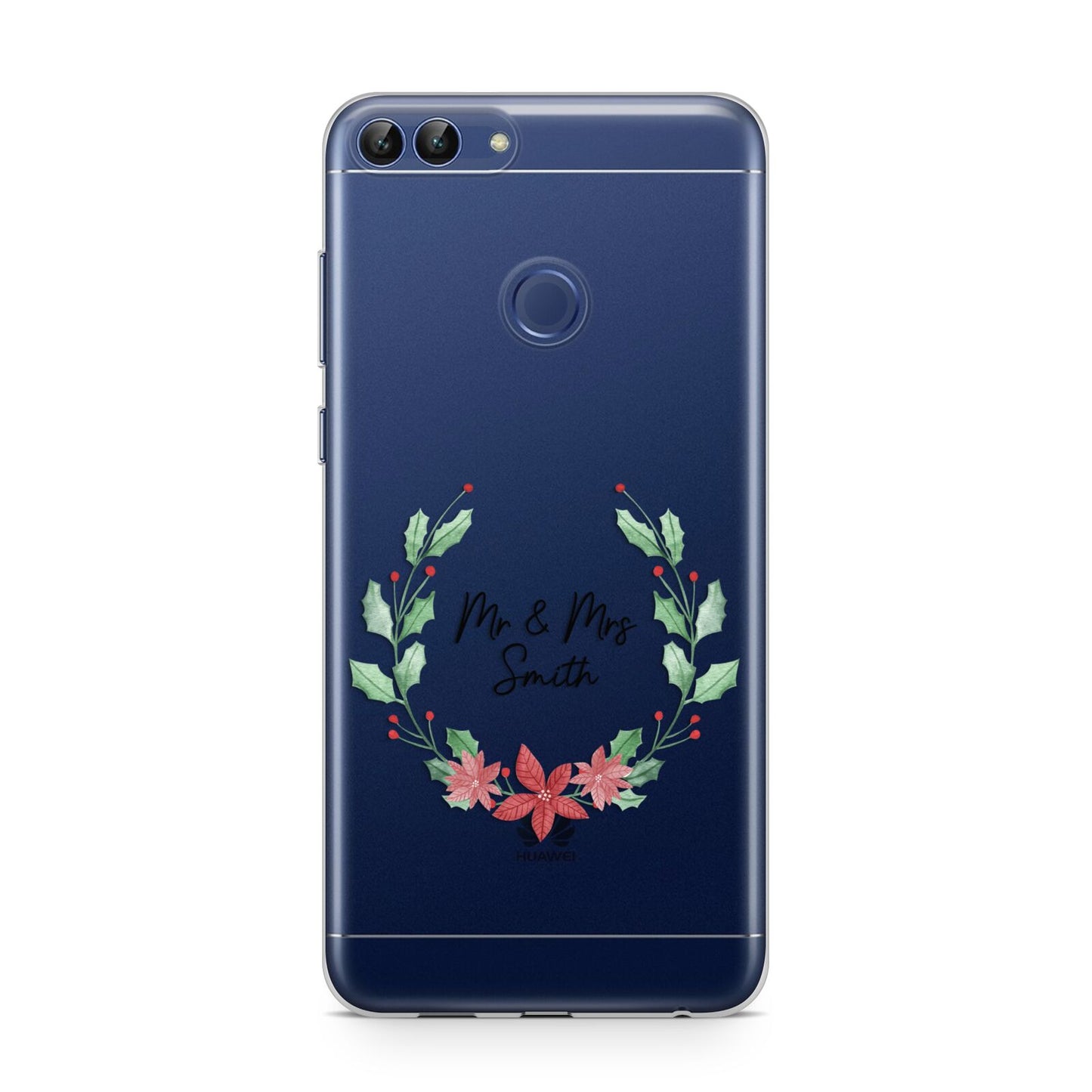 Personalised Couples Wreath Huawei P Smart Case