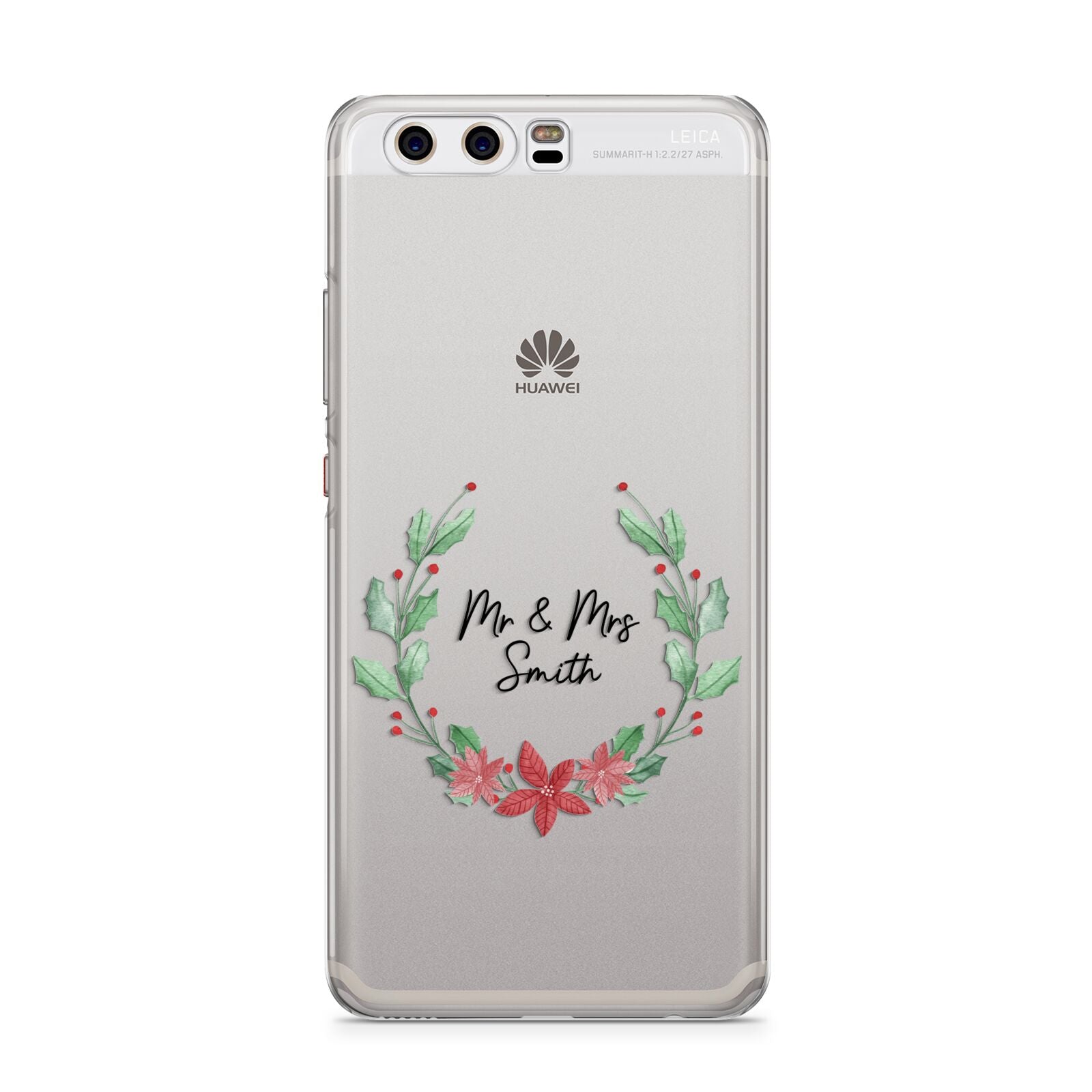 Personalised Couples Wreath Huawei P10 Phone Case