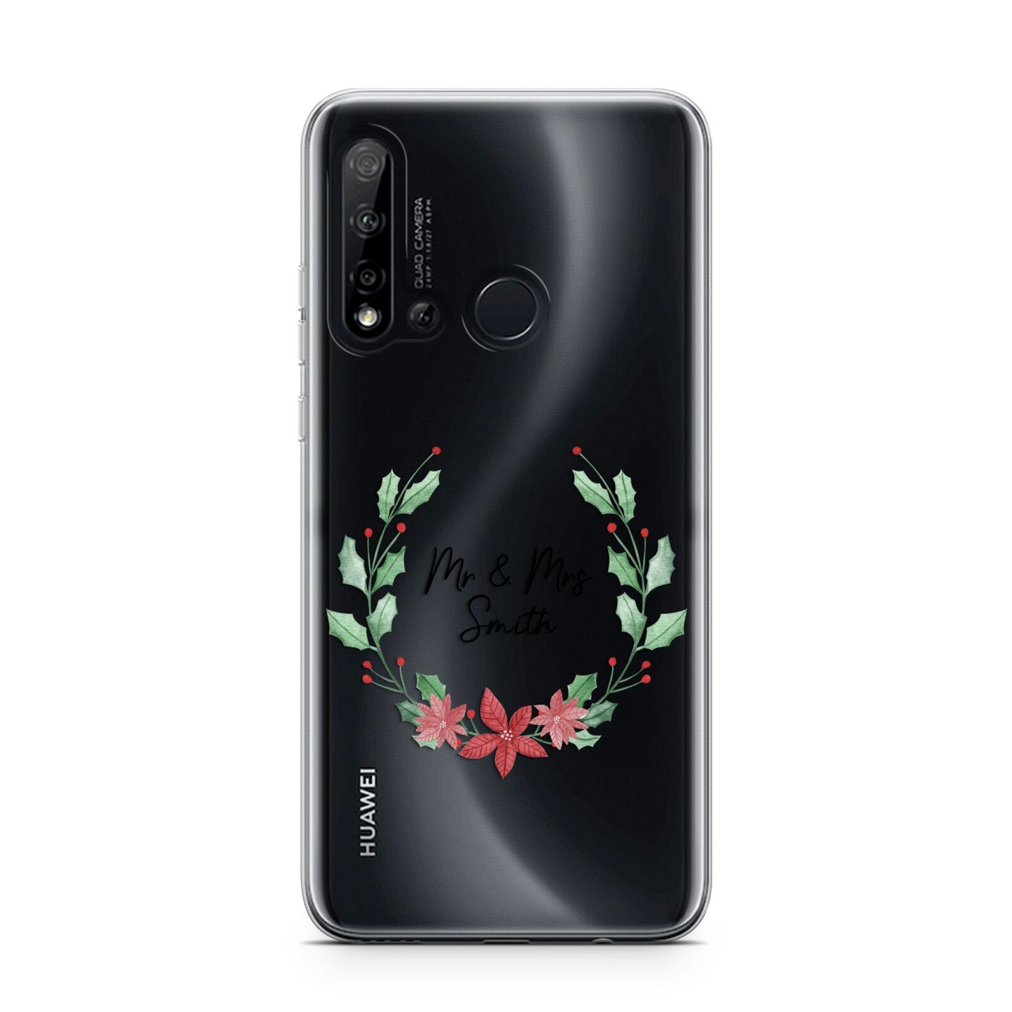 Personalised Couples Wreath Huawei P20 Lite 5G Phone Case