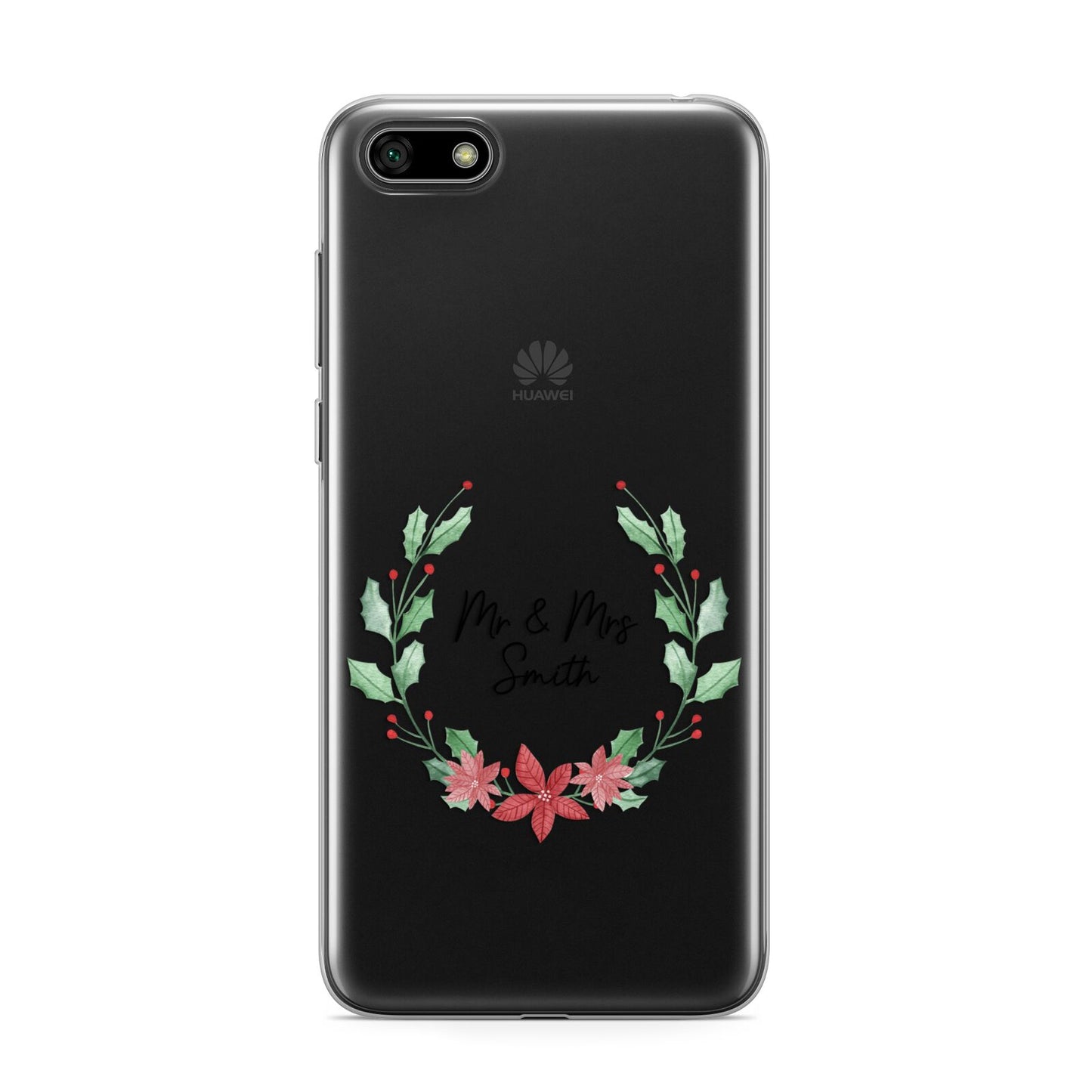 Personalised Couples Wreath Huawei Y5 Prime 2018 Phone Case