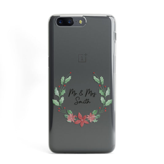 Personalised Couples Wreath OnePlus Case