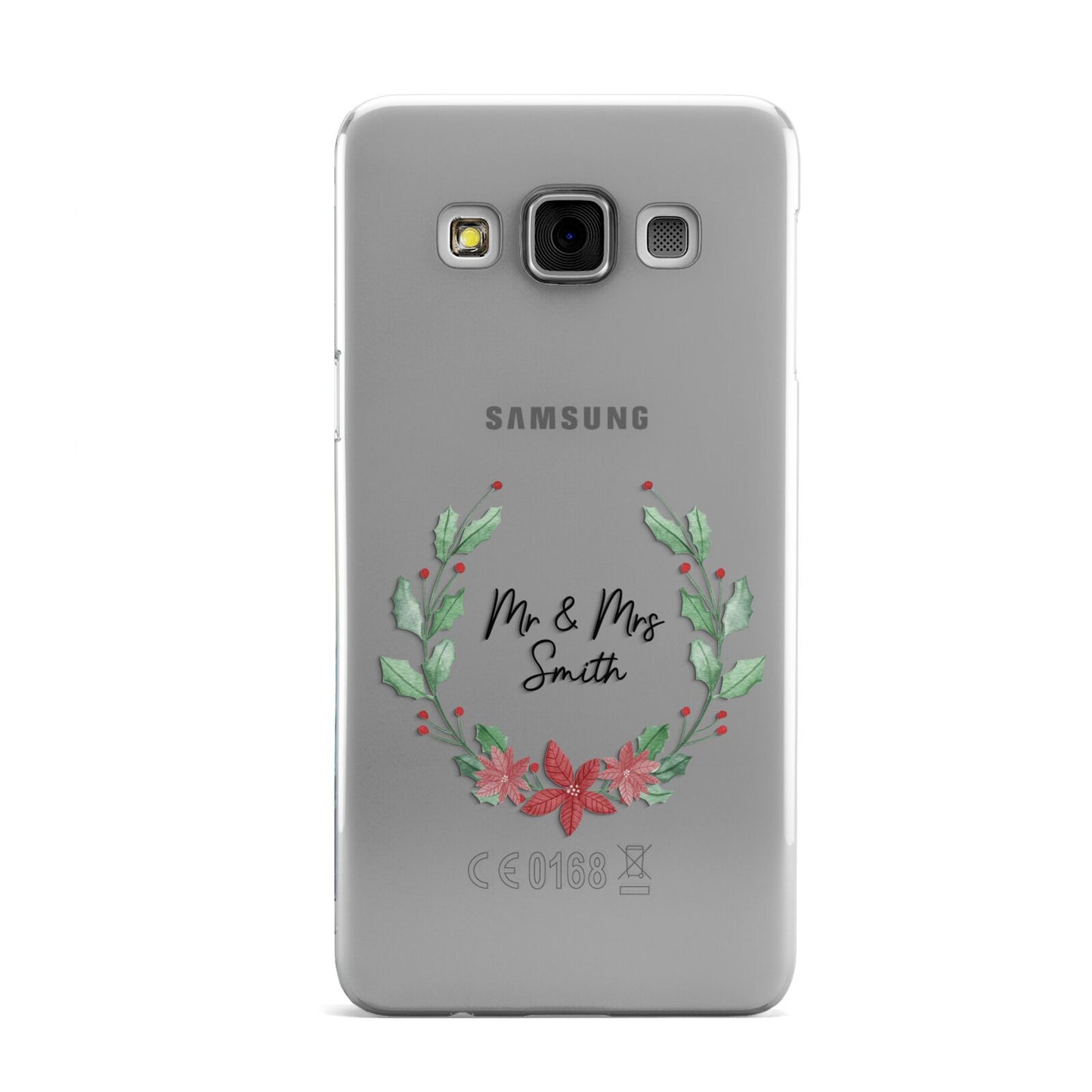 Personalised Couples Wreath Samsung Galaxy A3 Case