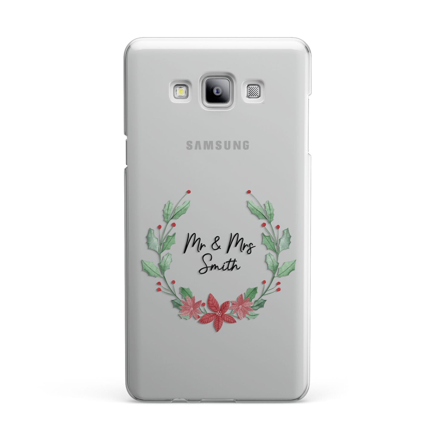 Personalised Couples Wreath Samsung Galaxy A7 2015 Case