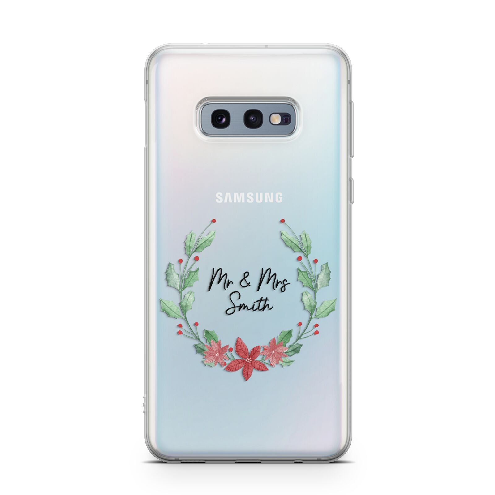 Personalised Couples Wreath Samsung Galaxy S10E Case