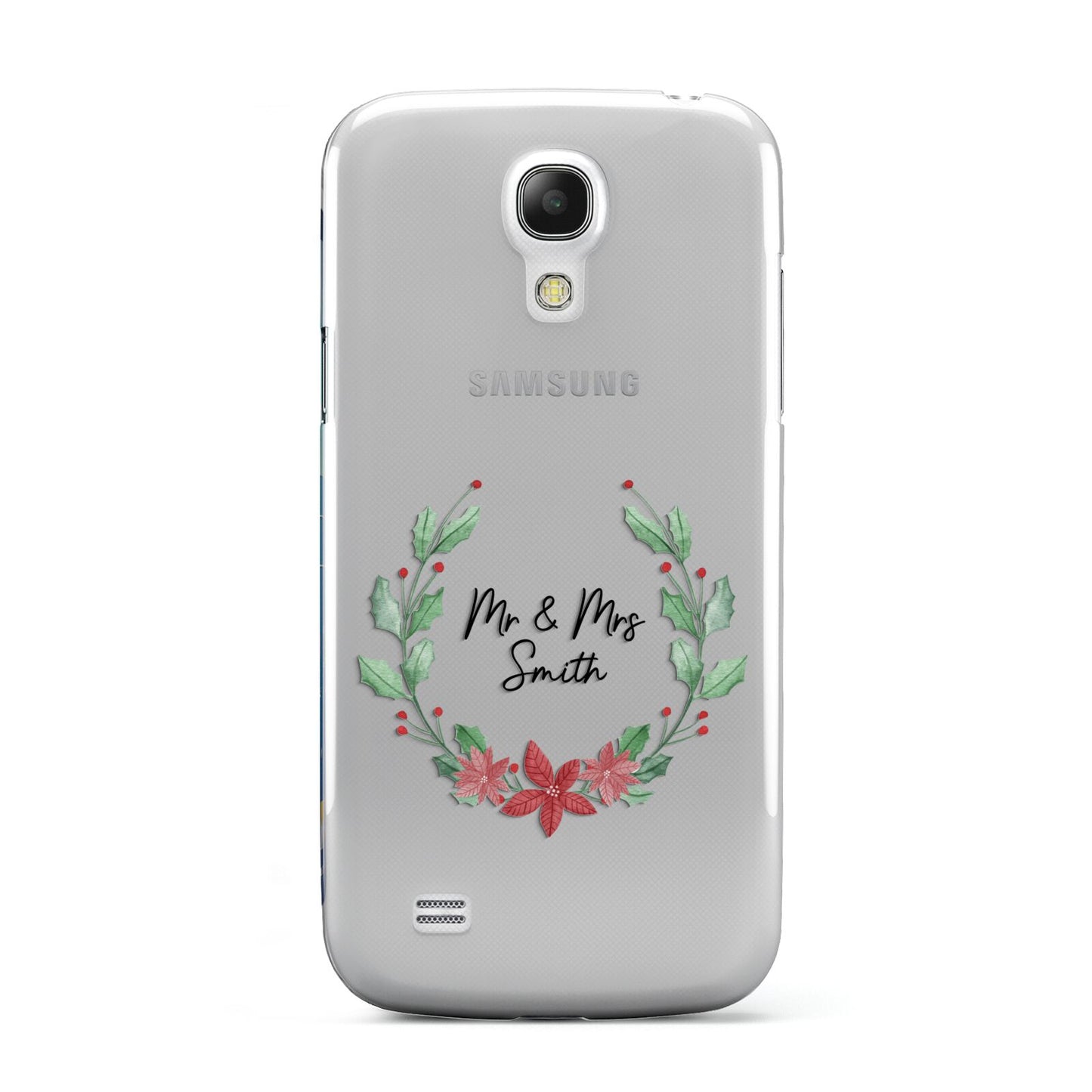 Personalised Couples Wreath Samsung Galaxy S4 Mini Case