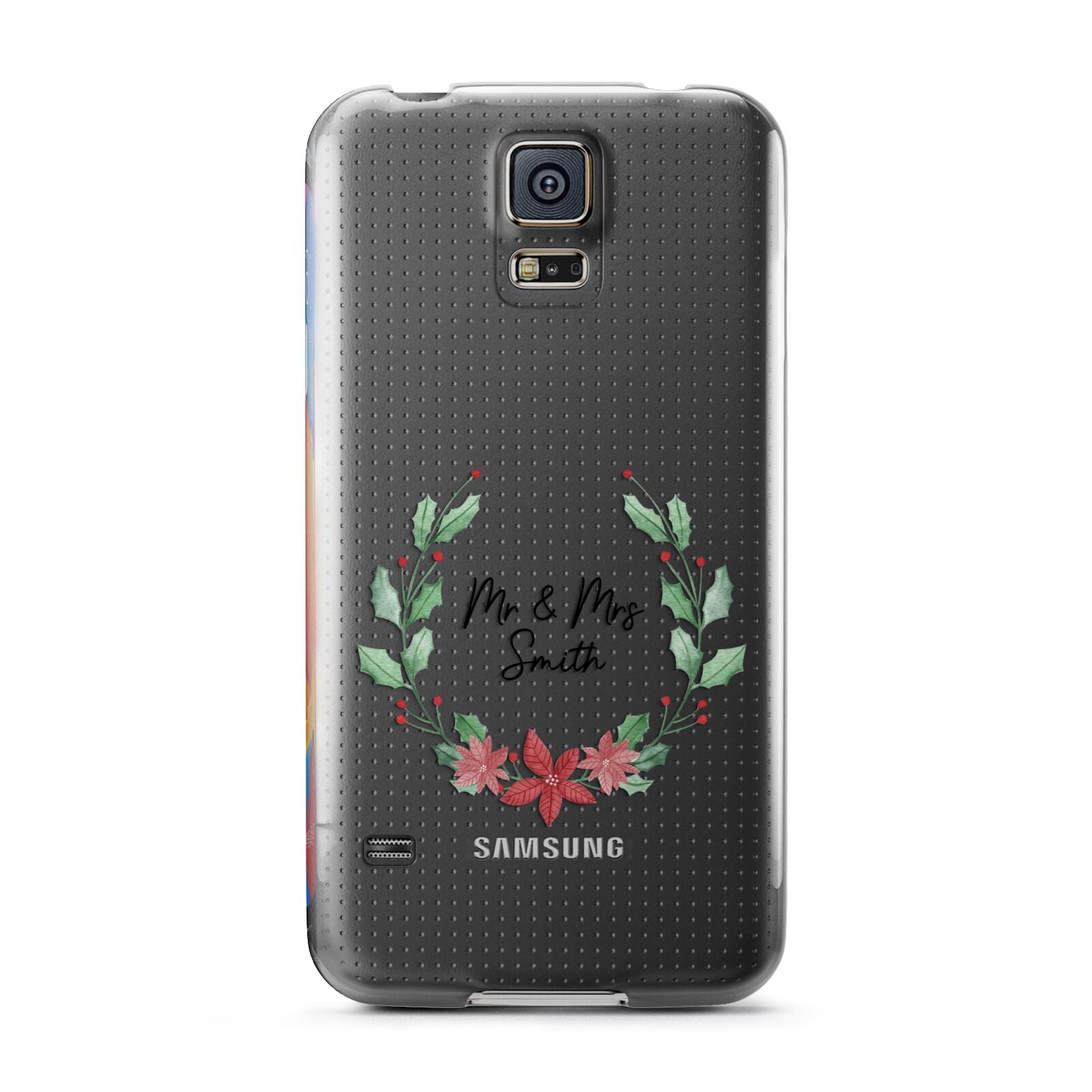 Personalised Couples Wreath Samsung Galaxy S5 Case