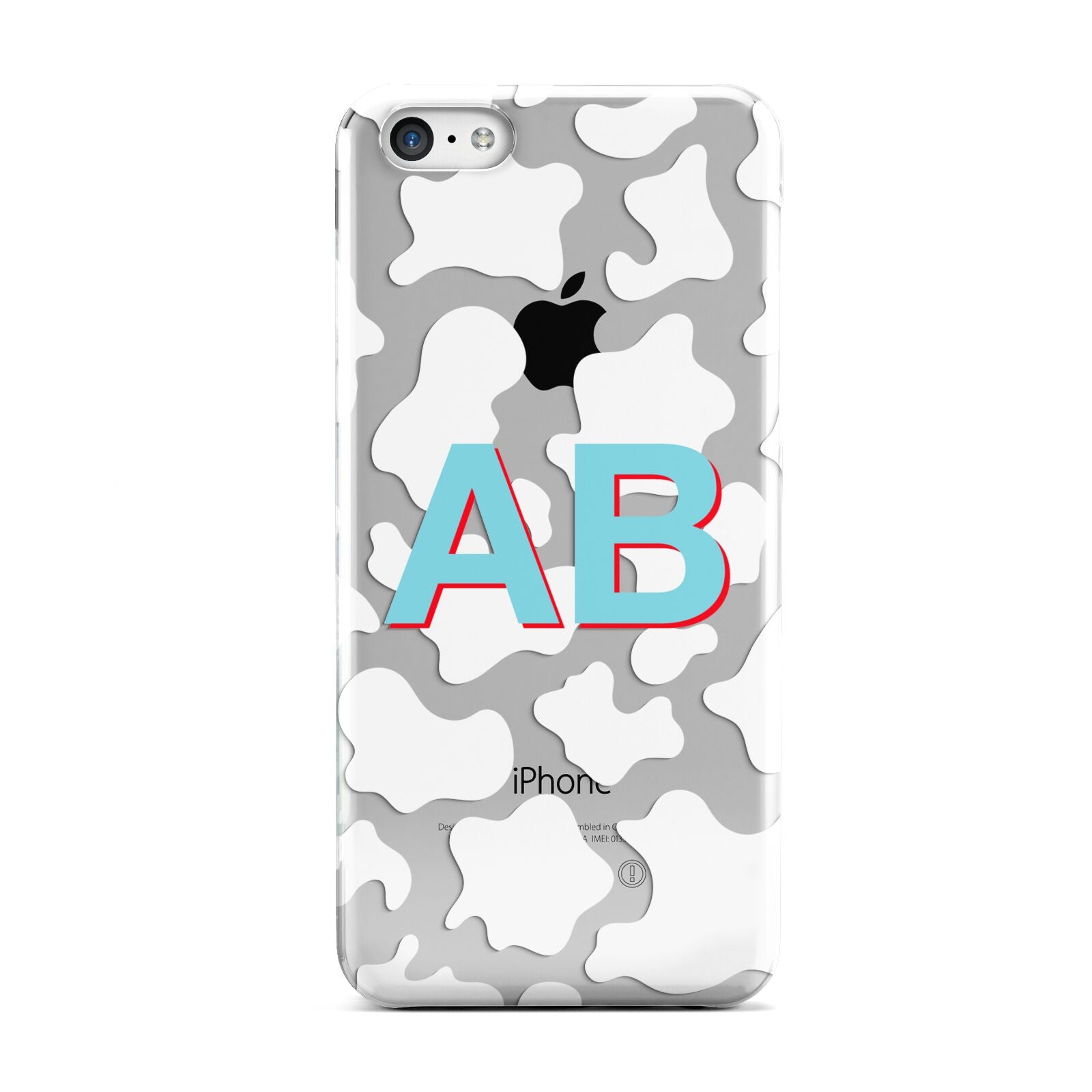 Personalised Cow Print Apple iPhone 5c Case