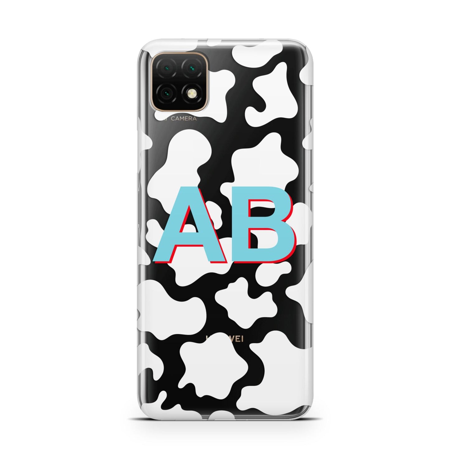 Personalised Cow Print Huawei Enjoy 20 Phone Case