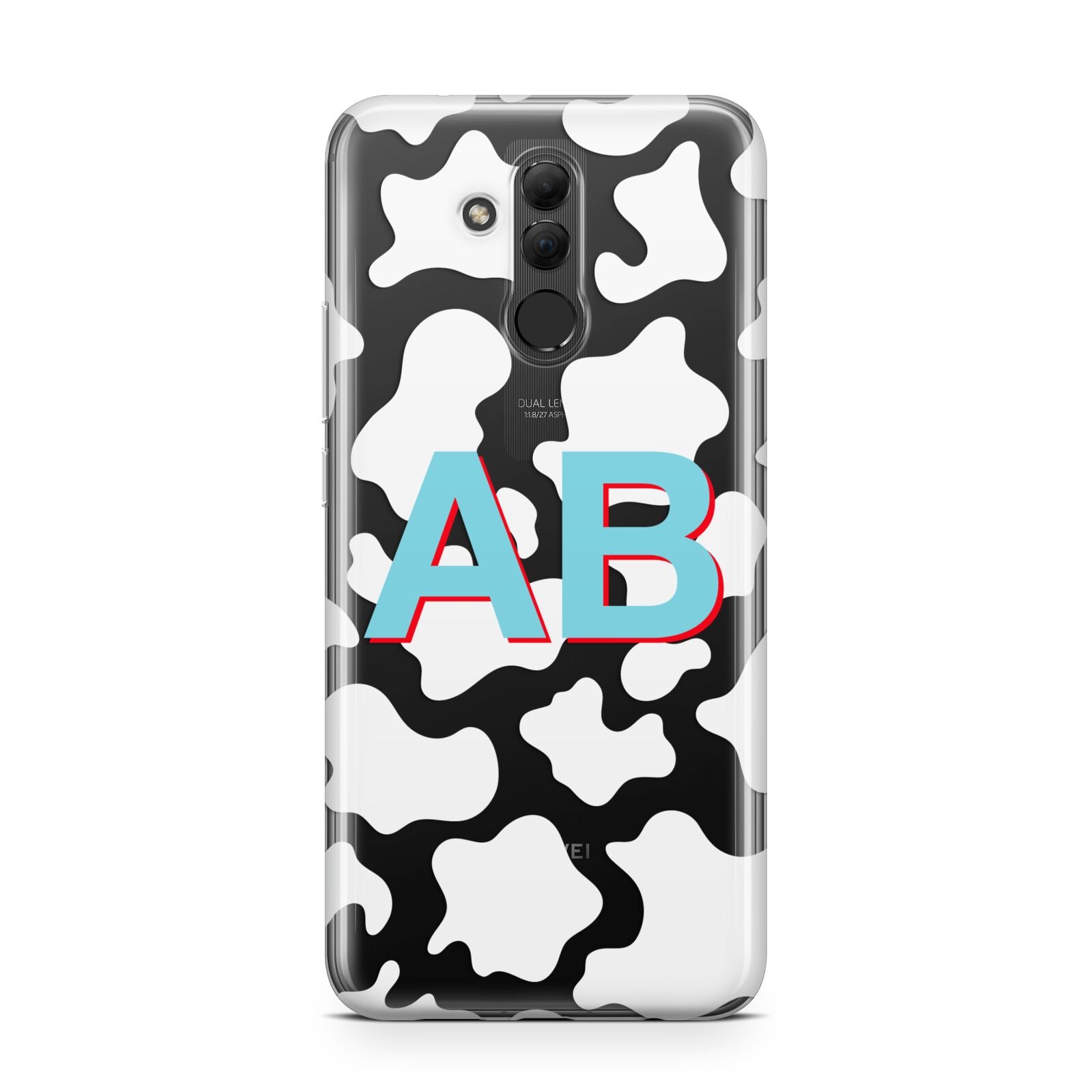 Personalised Cow Print Huawei Mate 20 Lite