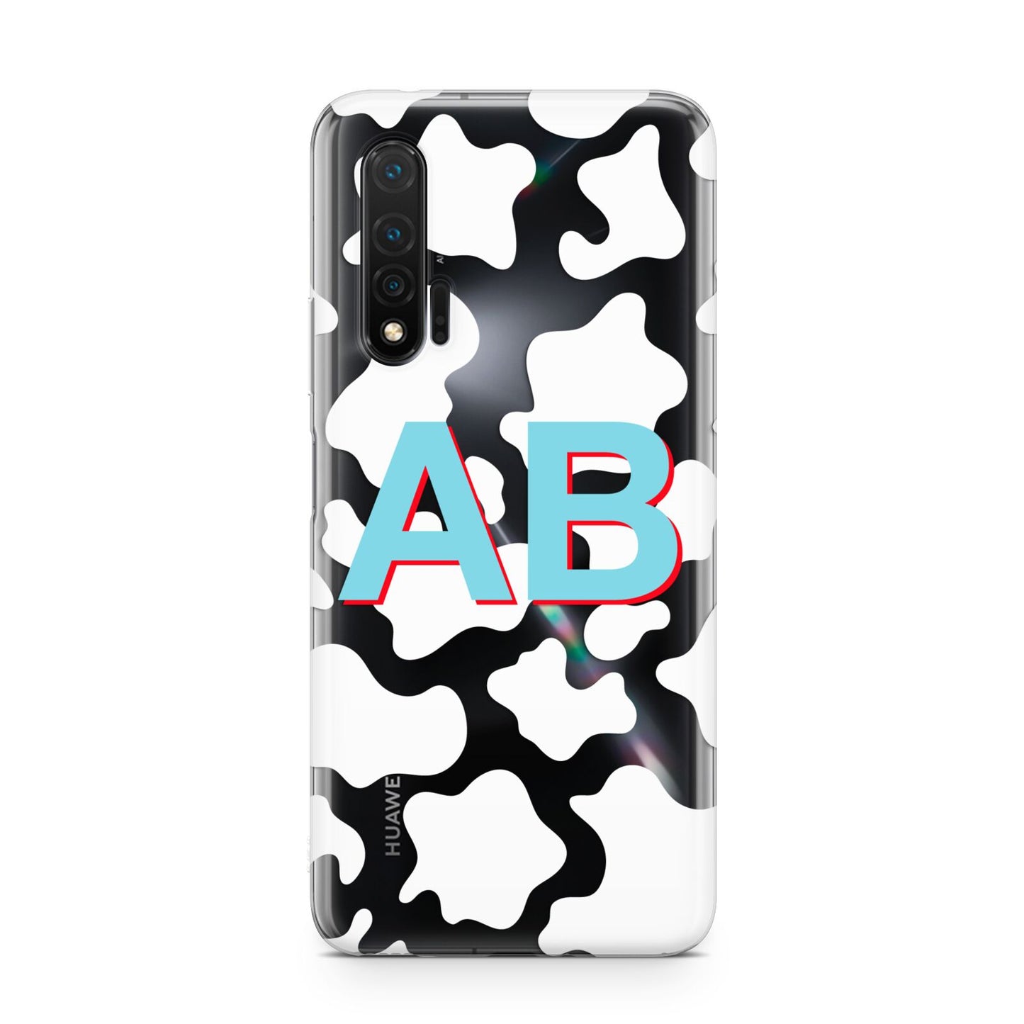 Personalised Cow Print Huawei Nova 6 Phone Case