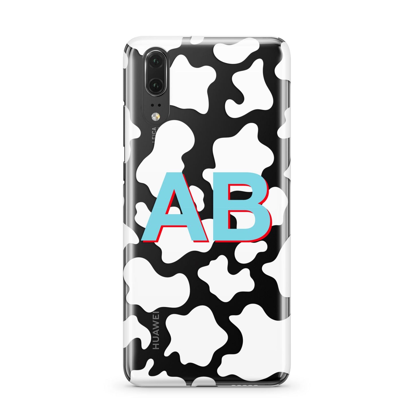 Personalised Cow Print Huawei P20 Phone Case