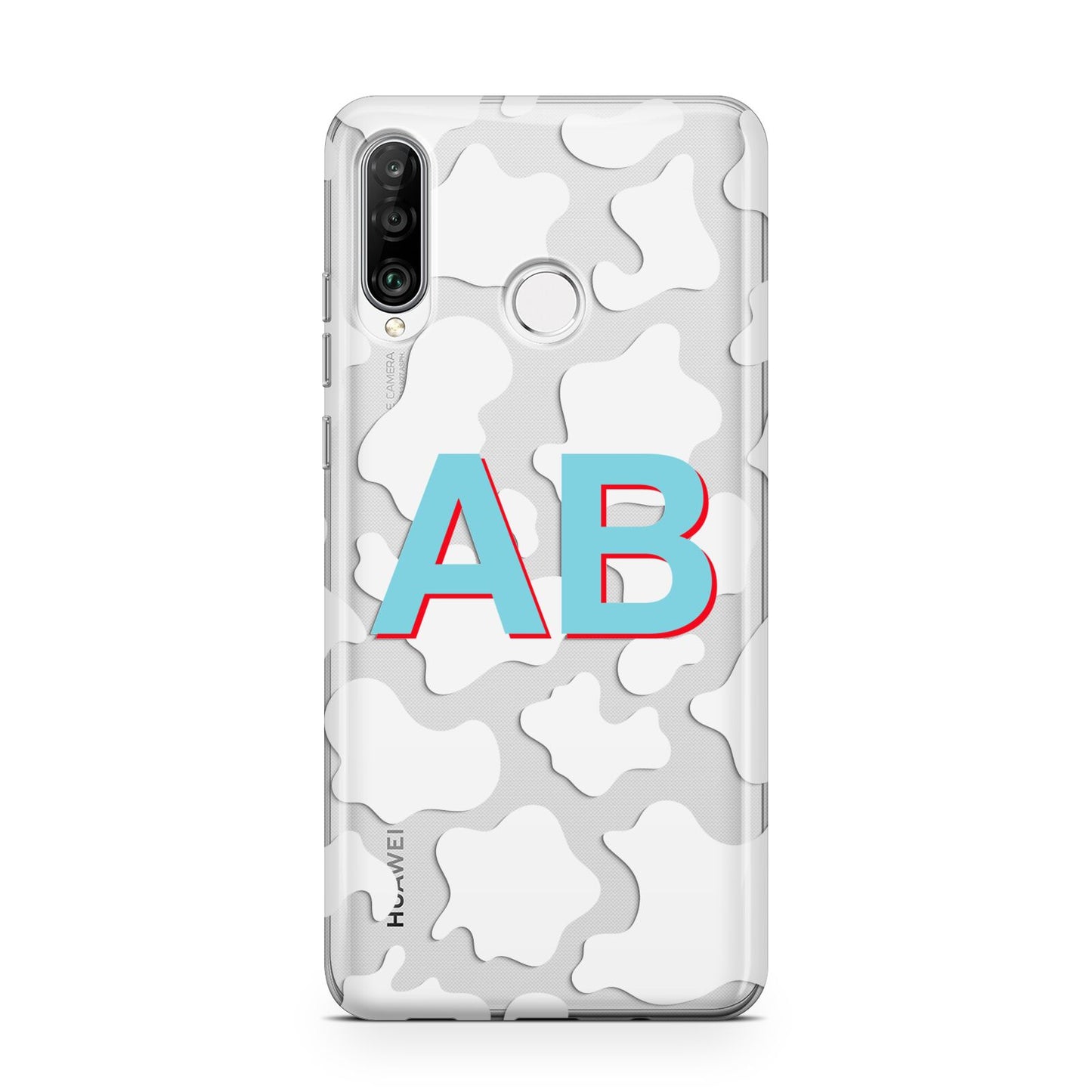 Personalised Cow Print Huawei P30 Lite Phone Case