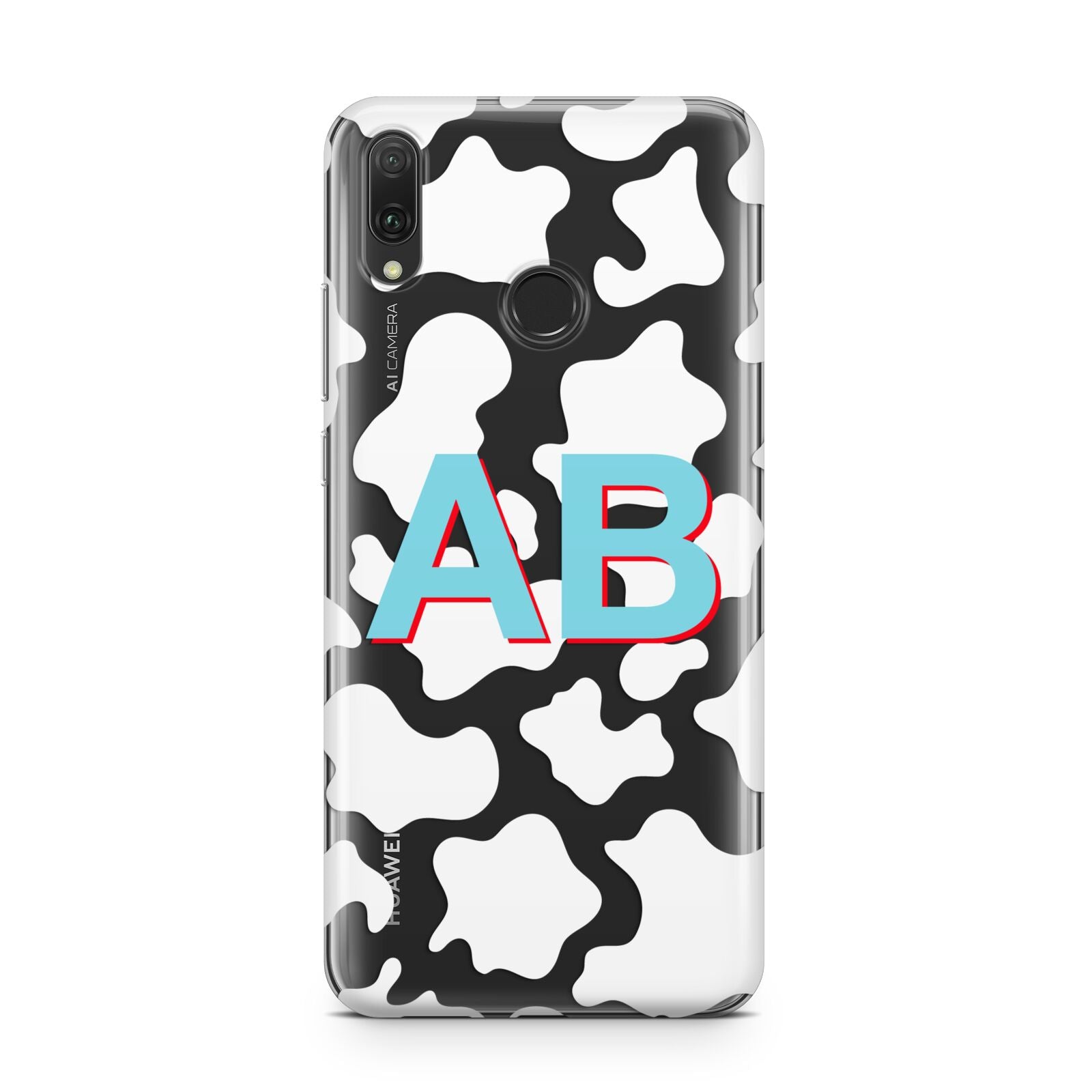 Personalised Cow Print Huawei Y9 2019