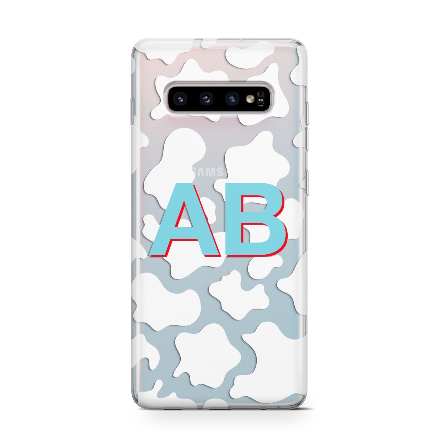 Personalised Cow Print Protective Samsung Galaxy Case