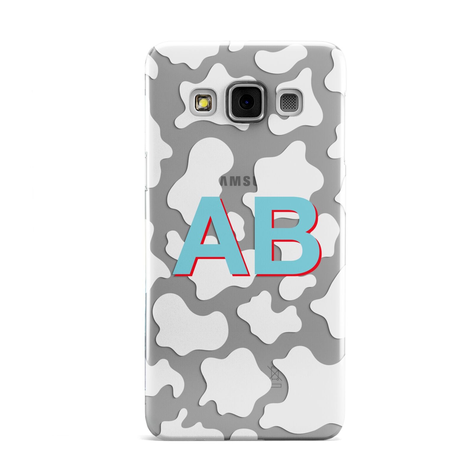 Personalised Cow Print Samsung Galaxy A3 Case