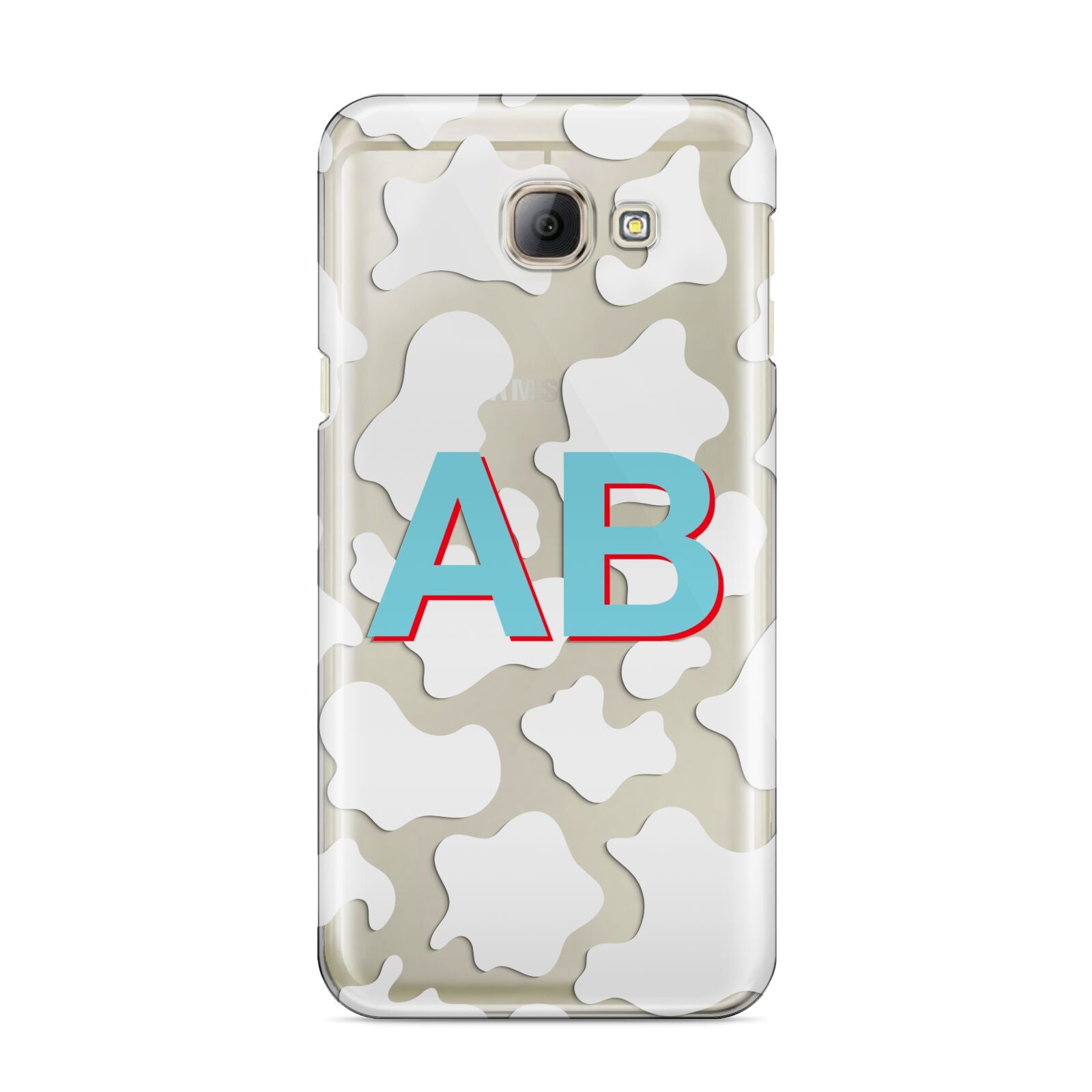 Personalised Cow Print Samsung Galaxy A8 2016 Case