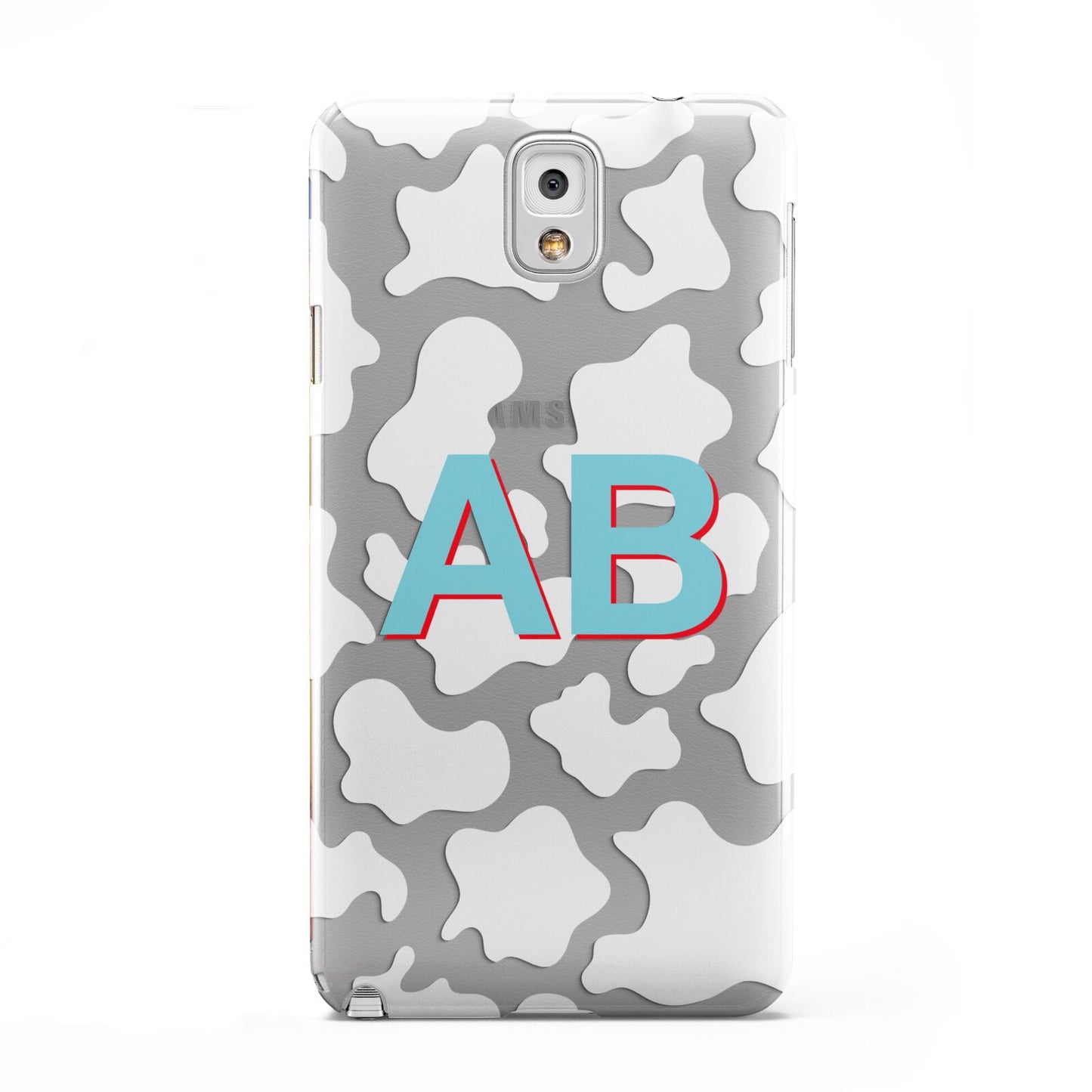 Personalised Cow Print Samsung Galaxy Note 3 Case