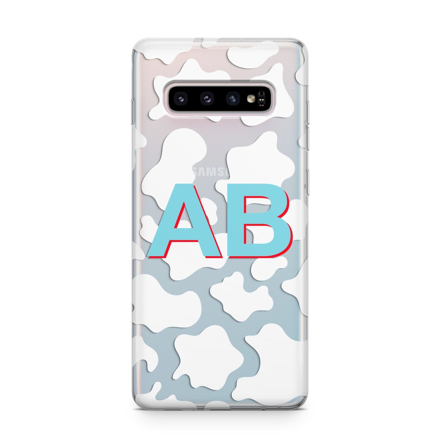 Personalised Cow Print Samsung Galaxy S10 Plus Case