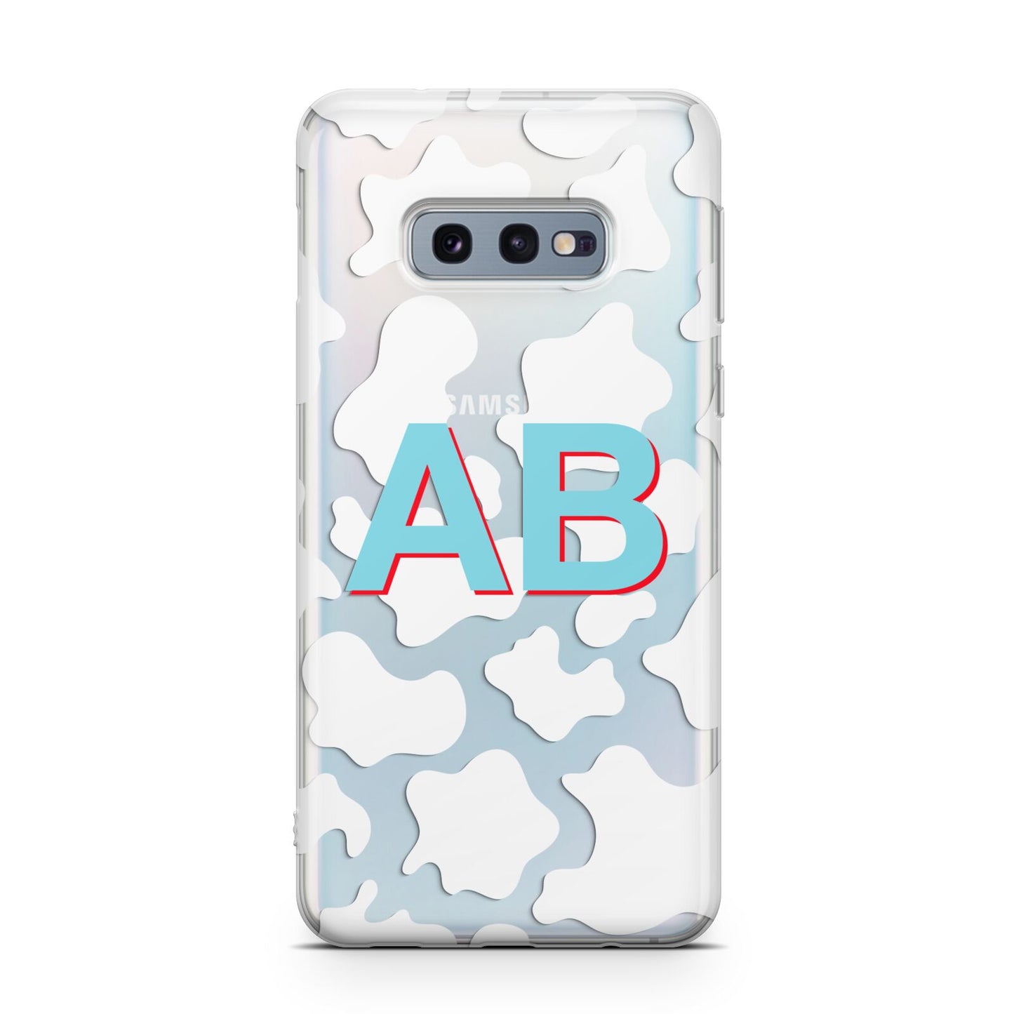 Personalised Cow Print Samsung Galaxy S10E Case