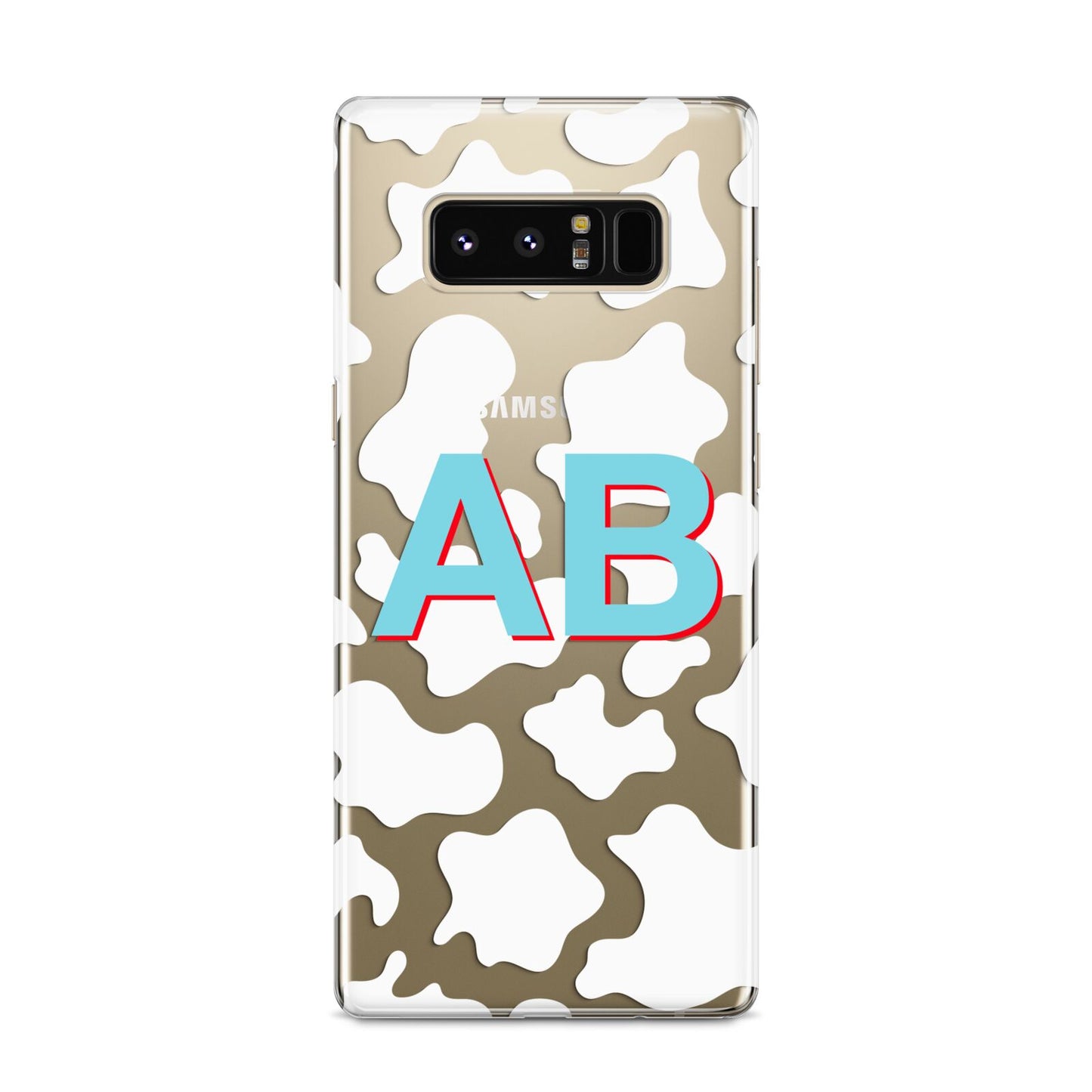 Personalised Cow Print Samsung Galaxy S8 Case