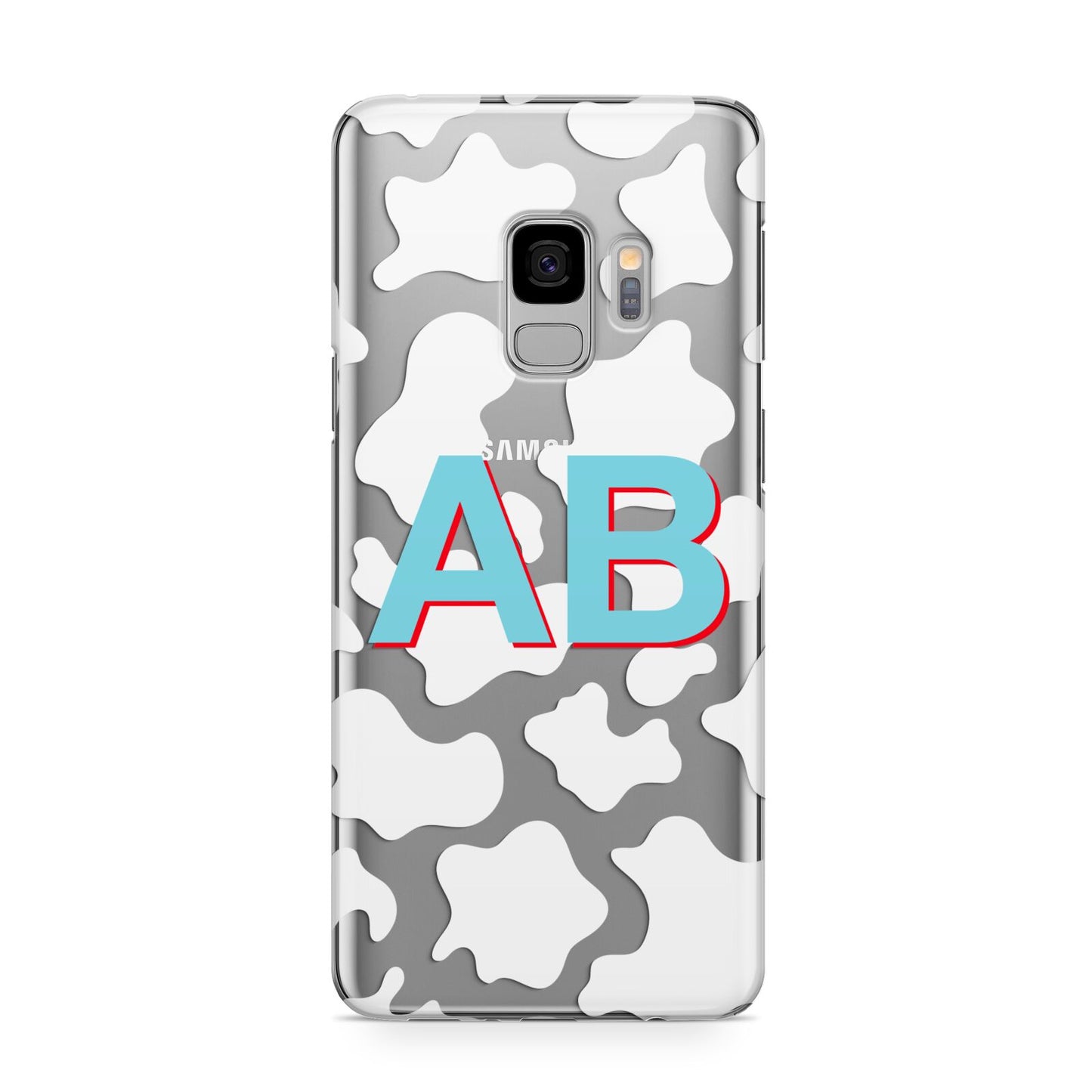 Personalised Cow Print Samsung Galaxy S9 Case