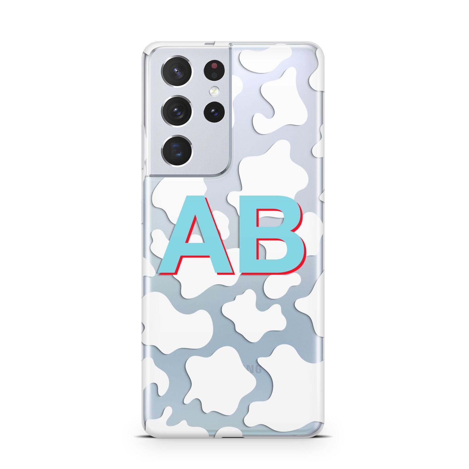 Personalised Cow Print Samsung S21 Ultra Case