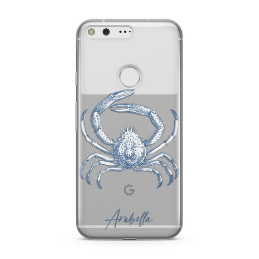 Personalised Crab Google Pixel Case