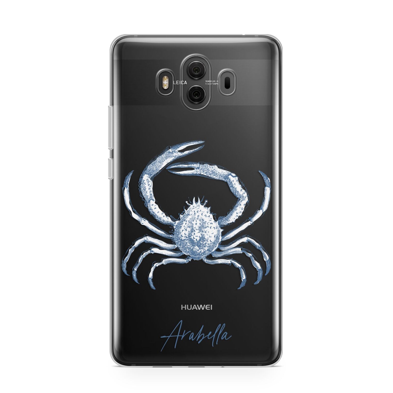 Personalised Crab Huawei Mate 10 Protective Phone Case