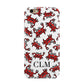 Personalised Crab Initials Clear Apple iPhone 6 3D Tough Case