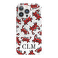 Personalised Crab Initials Clear iPhone 13 Pro Full Wrap 3D Snap Case