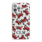 Personalised Crab Initials Clear iPhone 13 Pro Max Clear Bumper Case