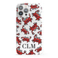 Personalised Crab Initials Clear iPhone 13 Pro Max Full Wrap 3D Snap Case