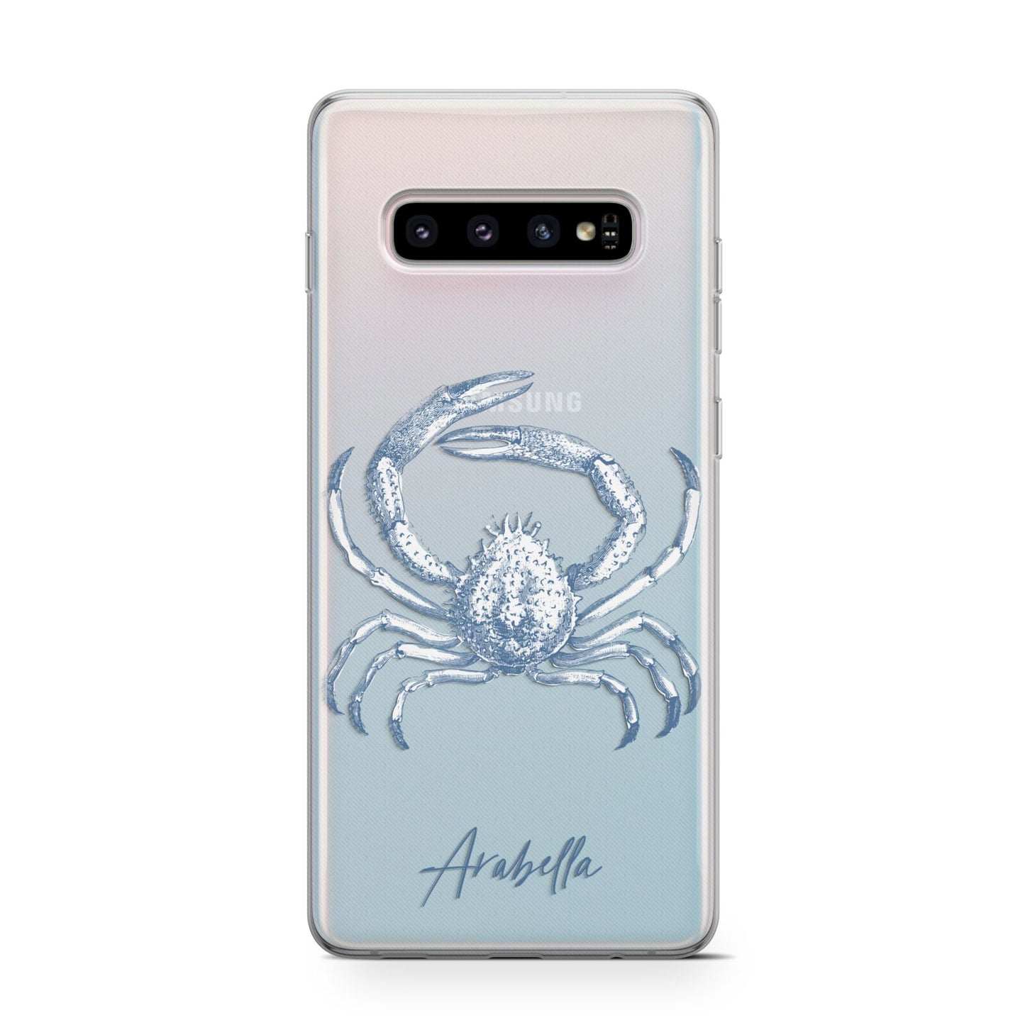 Personalised Crab Protective Samsung Galaxy Case