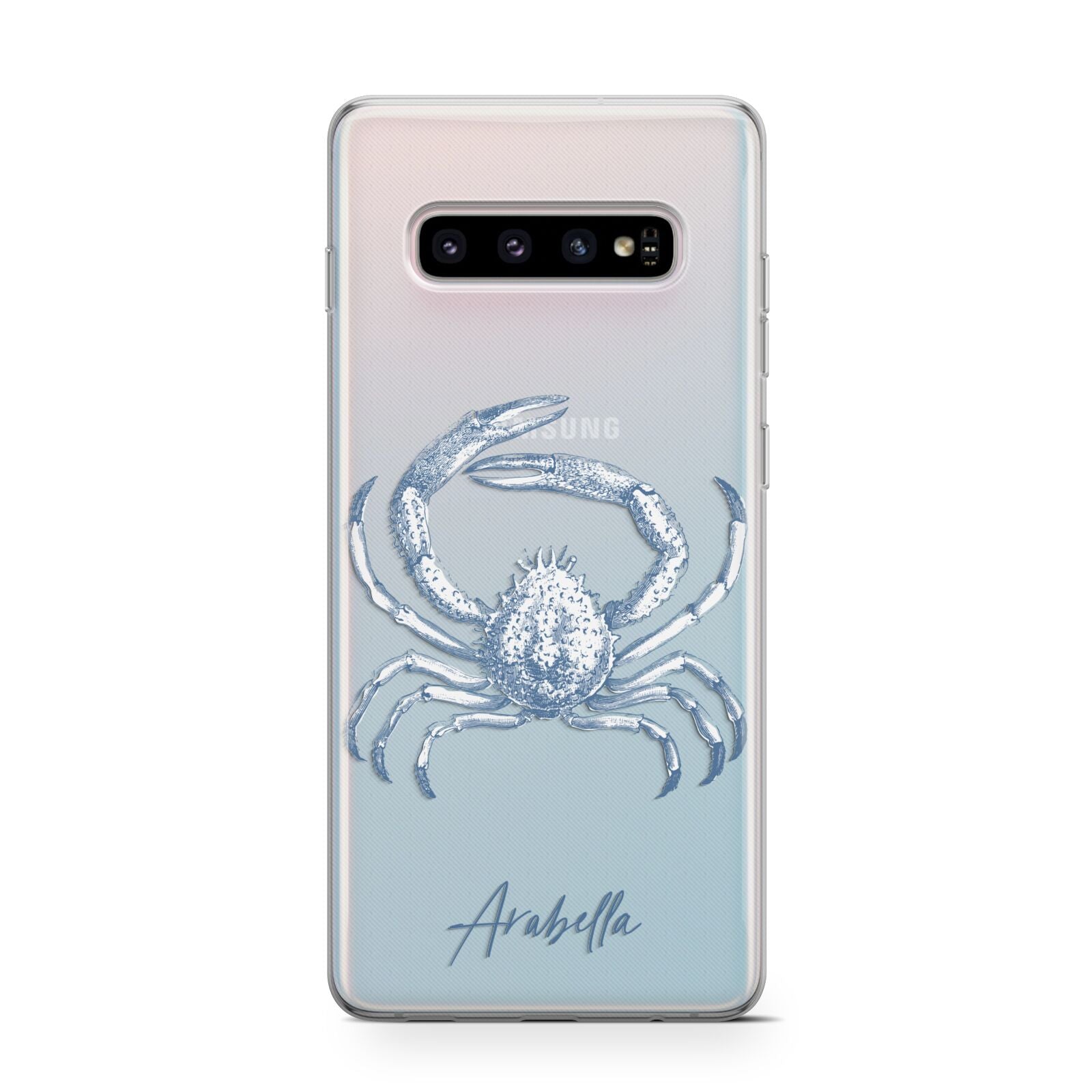 Personalised Crab Protective Samsung Galaxy Case