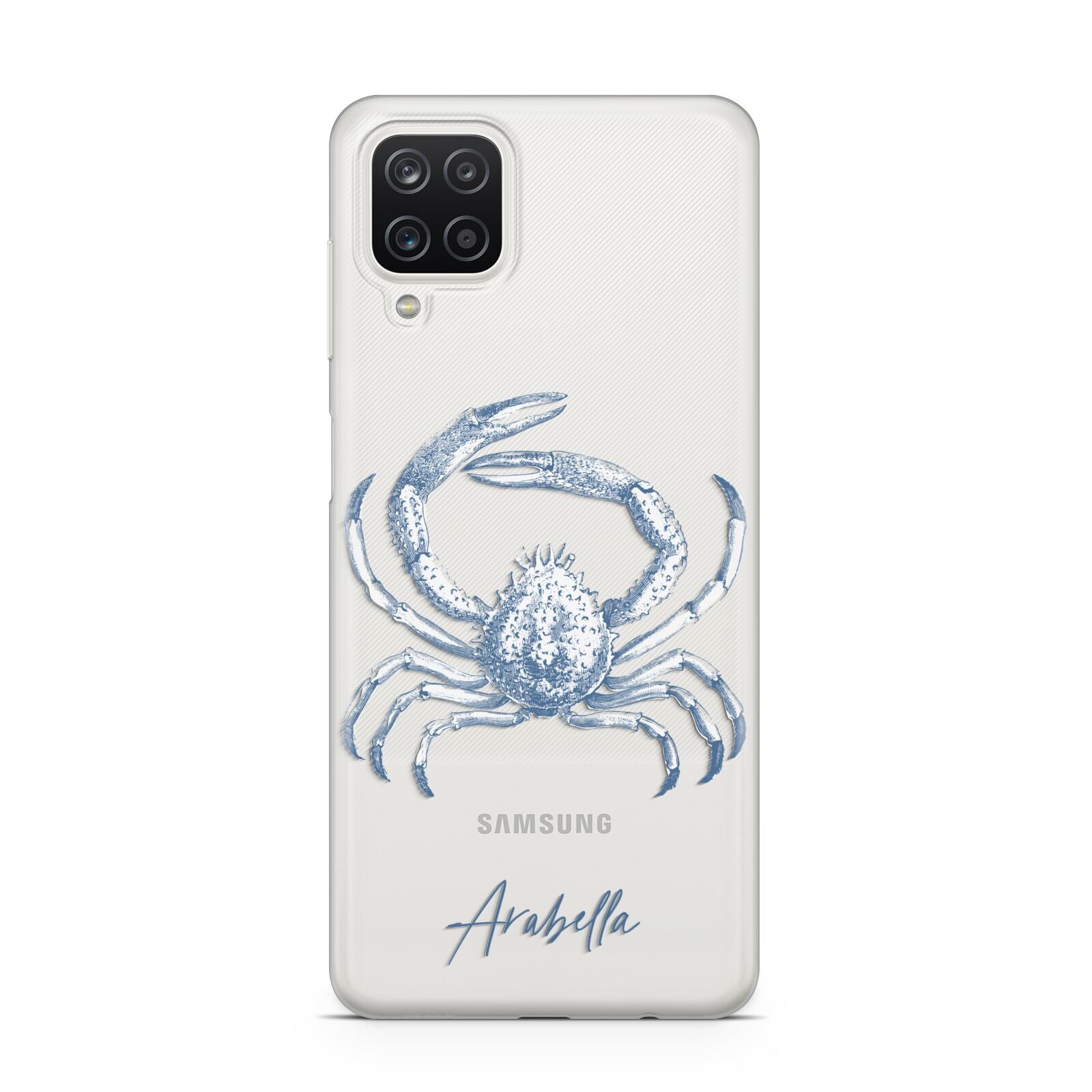 Personalised Crab Samsung A12 Case