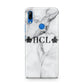 Personalised Crowns Marble Initials Huawei P Smart Z