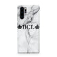 Personalised Crowns Marble Initials Huawei P30 Pro Phone Case