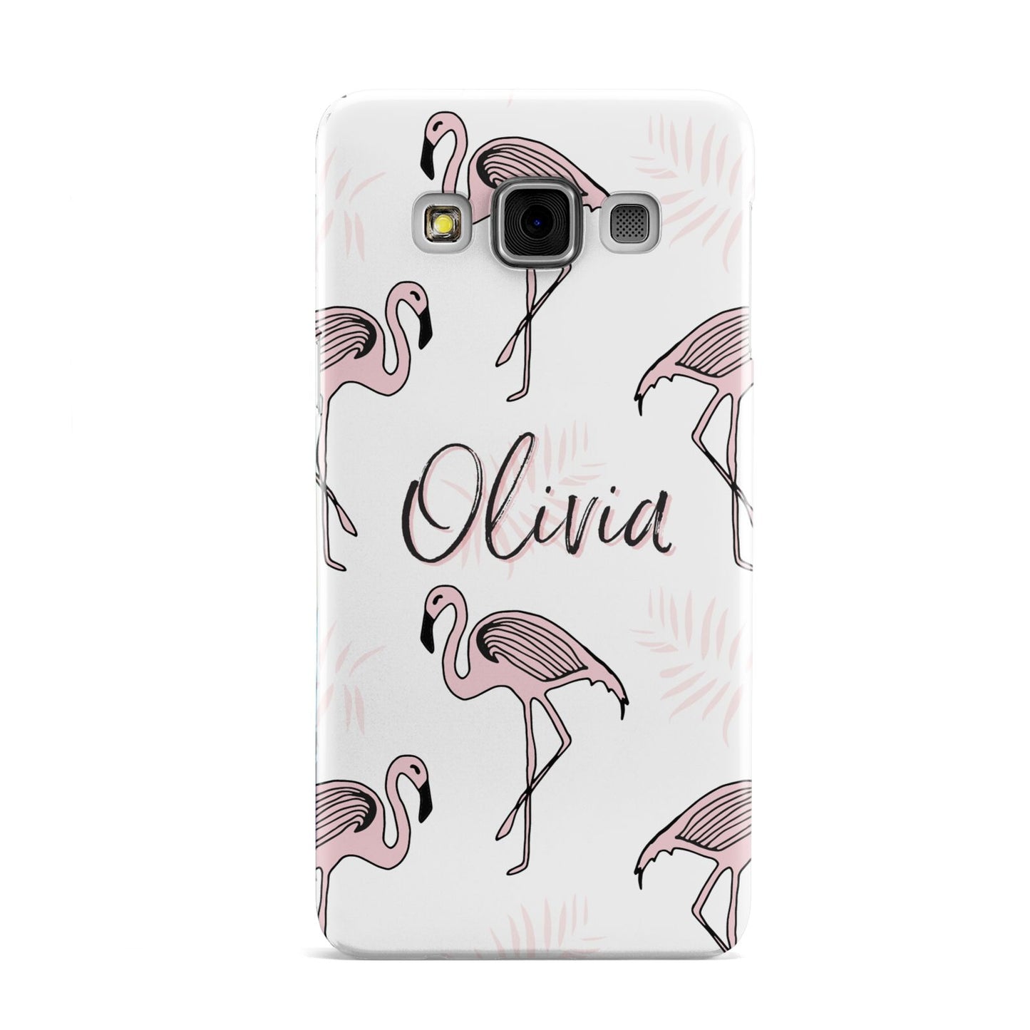 Personalised Cute Pink Flamingo Samsung Galaxy A3 Case