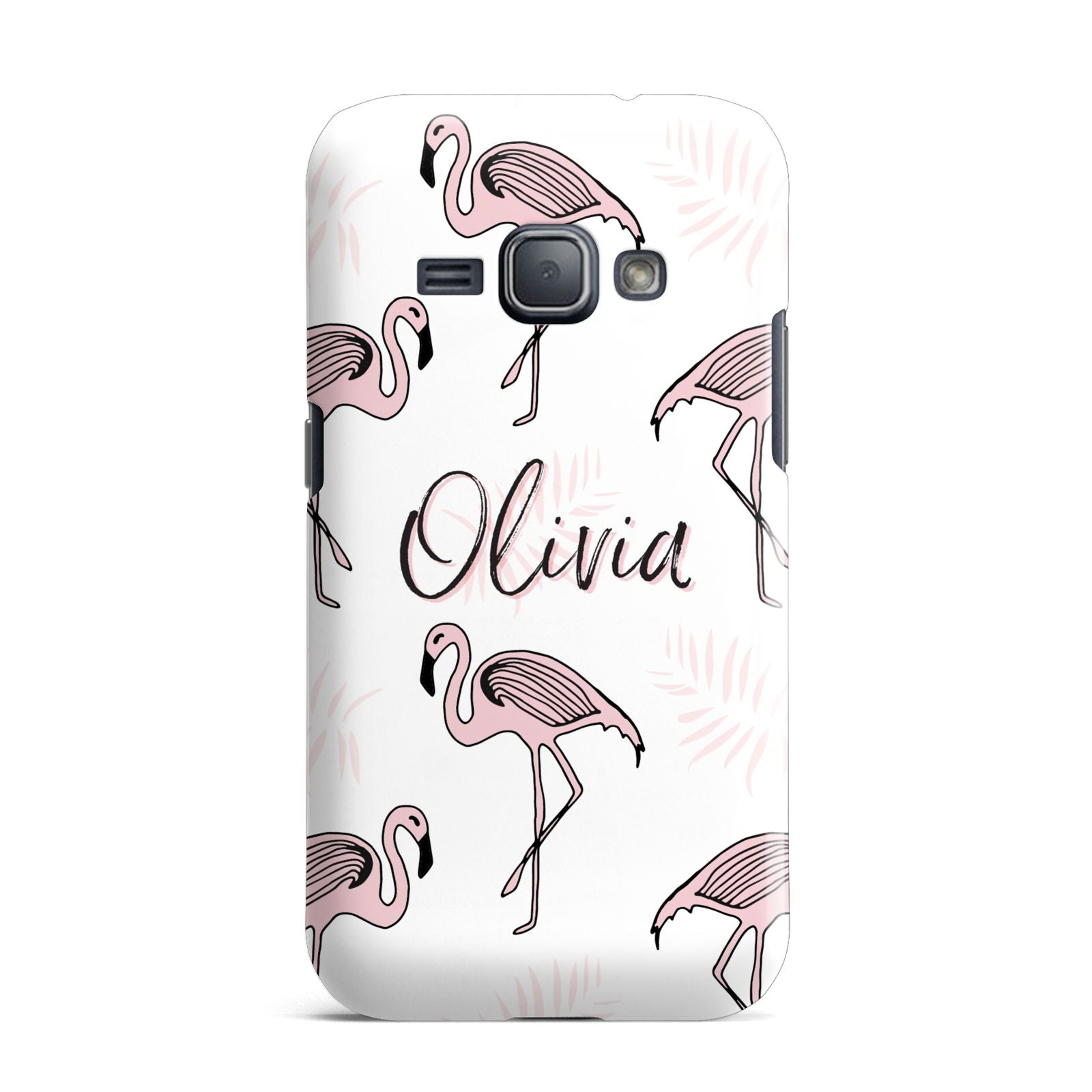 Personalised Cute Pink Flamingo Samsung Galaxy J1 2016 Case