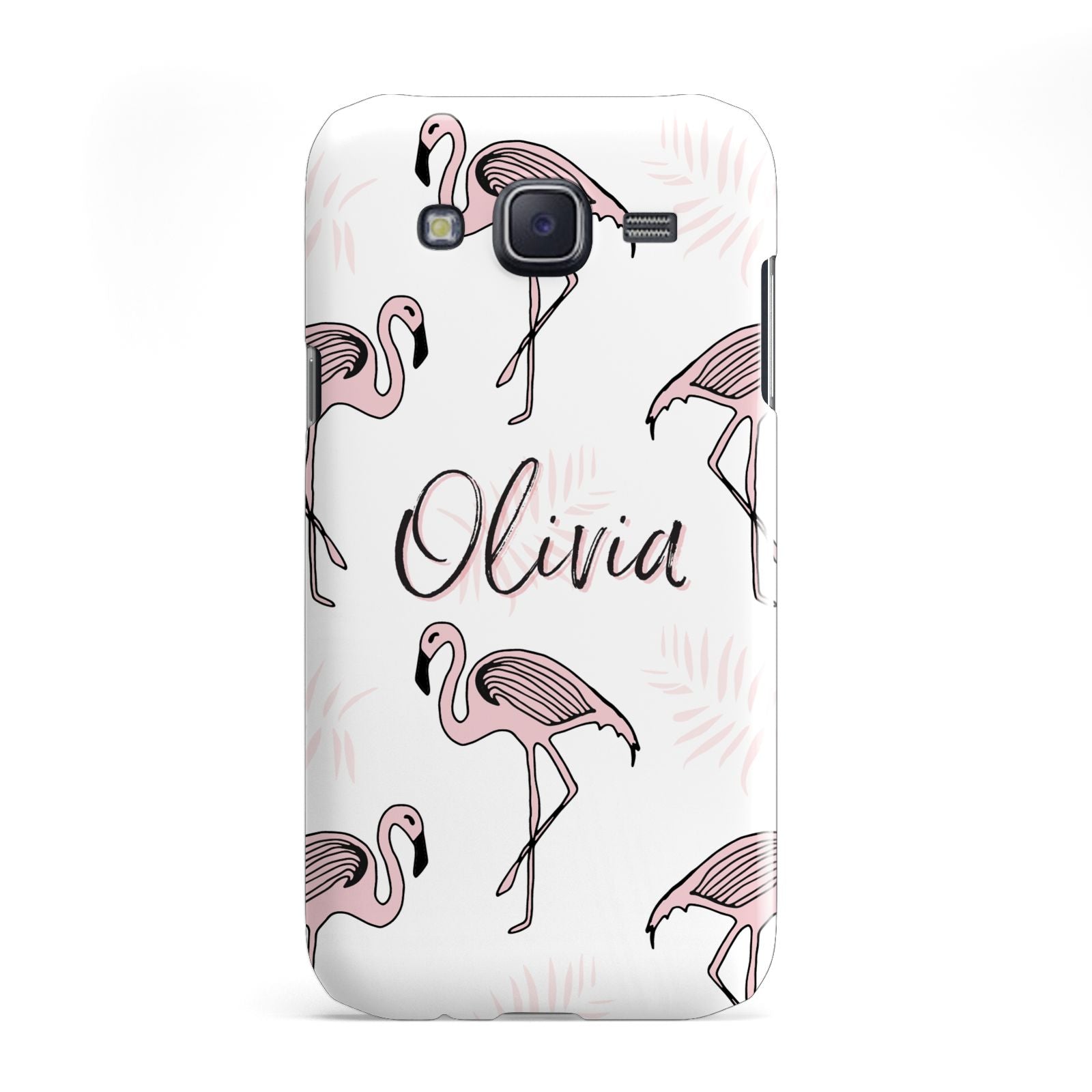 Personalised Cute Pink Flamingo Samsung Galaxy J5 Case